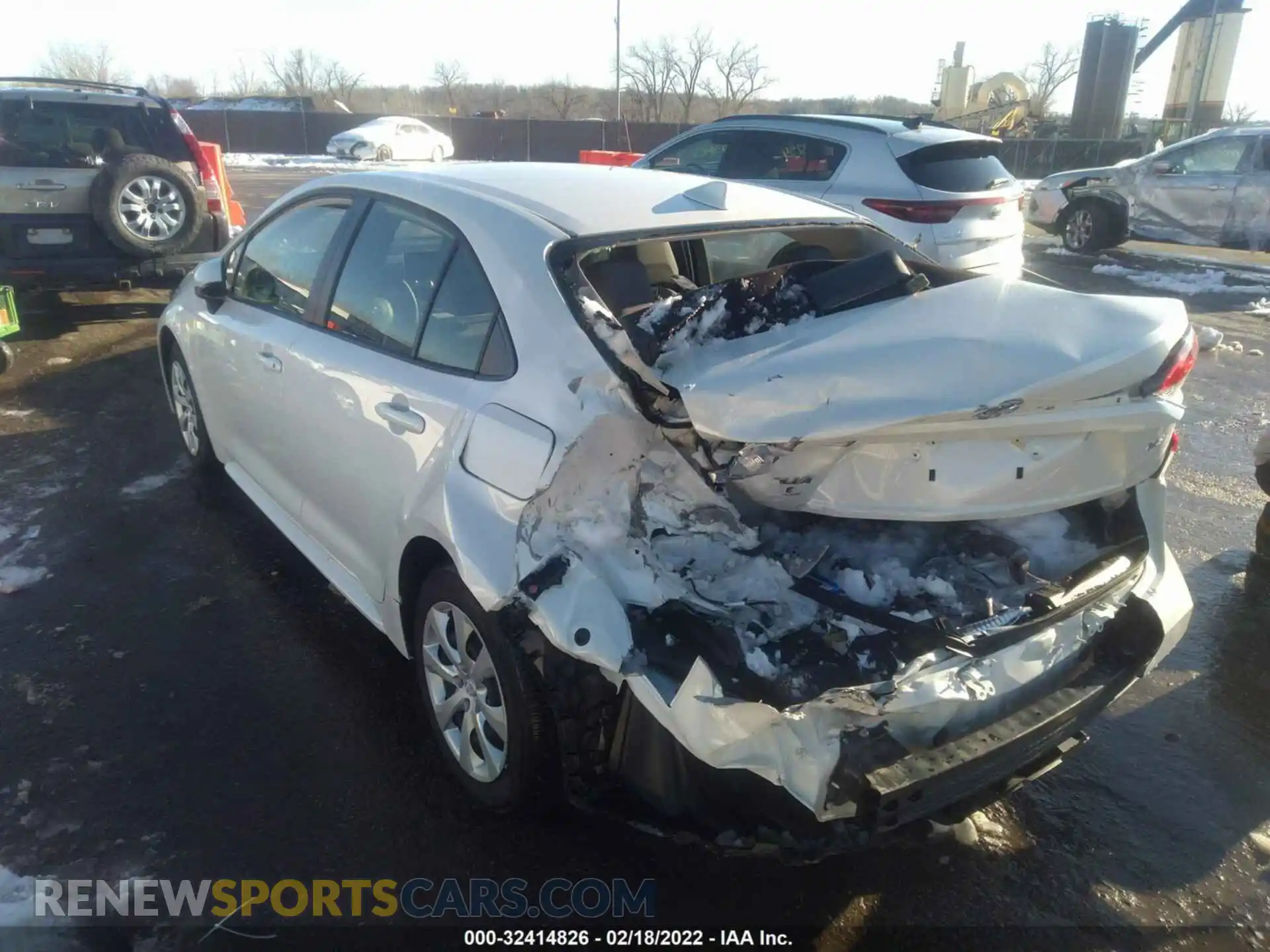 3 Photograph of a damaged car JTDEPMAE4MJ129958 TOYOTA COROLLA 2021