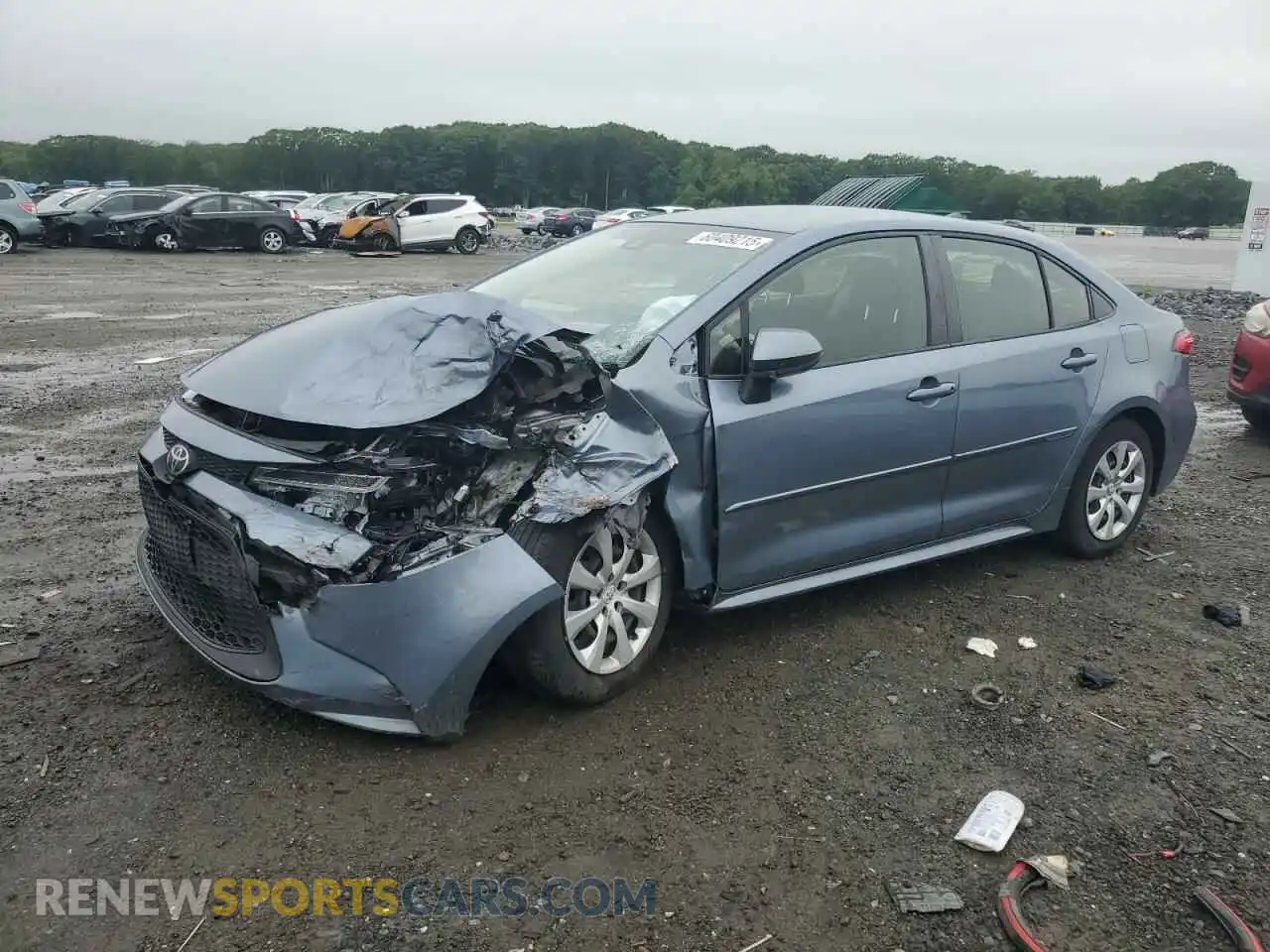 1 Фотография поврежденного автомобиля JTDEPMAE4MJ129992 TOYOTA COROLLA 2021