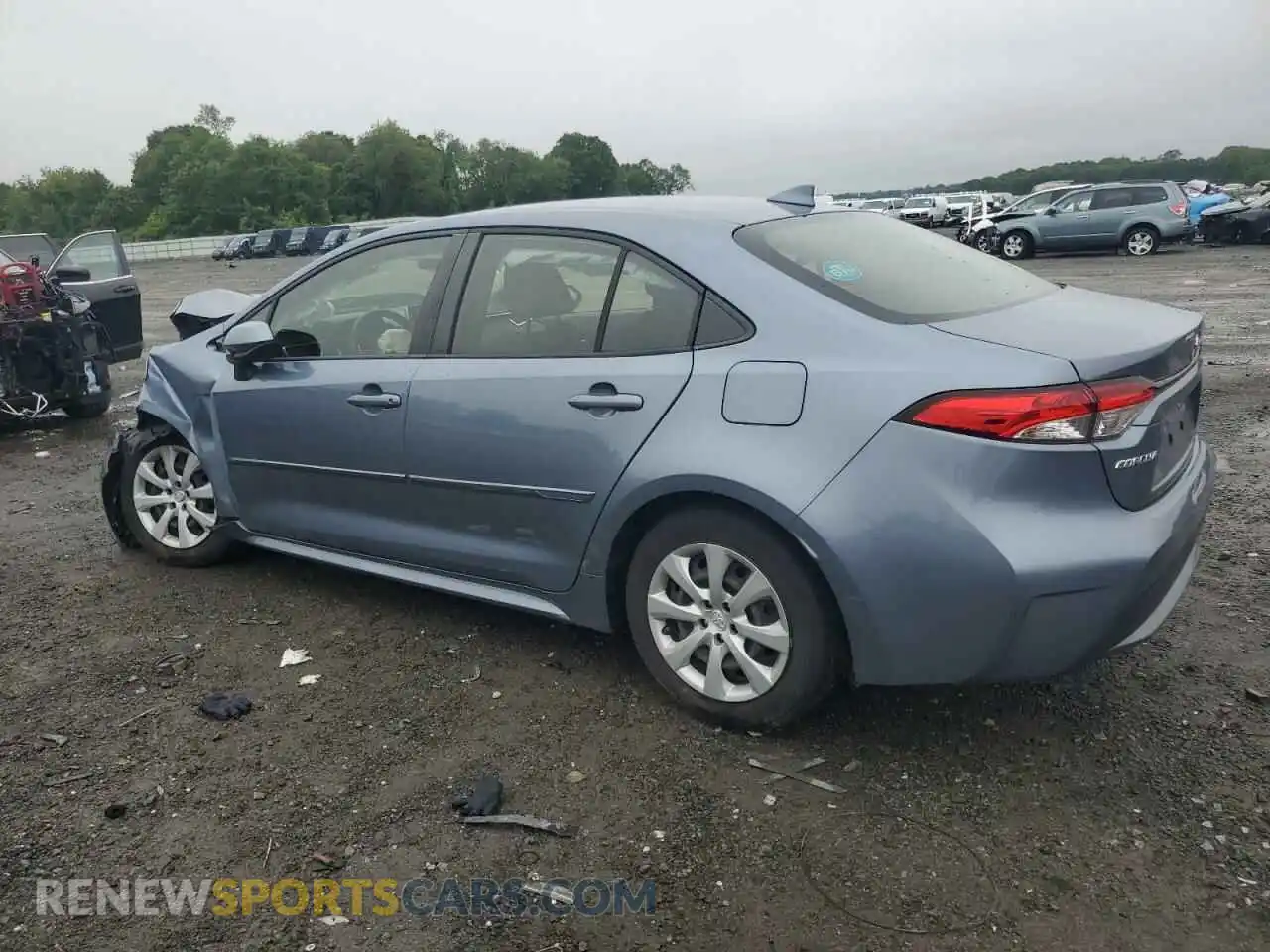 2 Фотография поврежденного автомобиля JTDEPMAE4MJ129992 TOYOTA COROLLA 2021