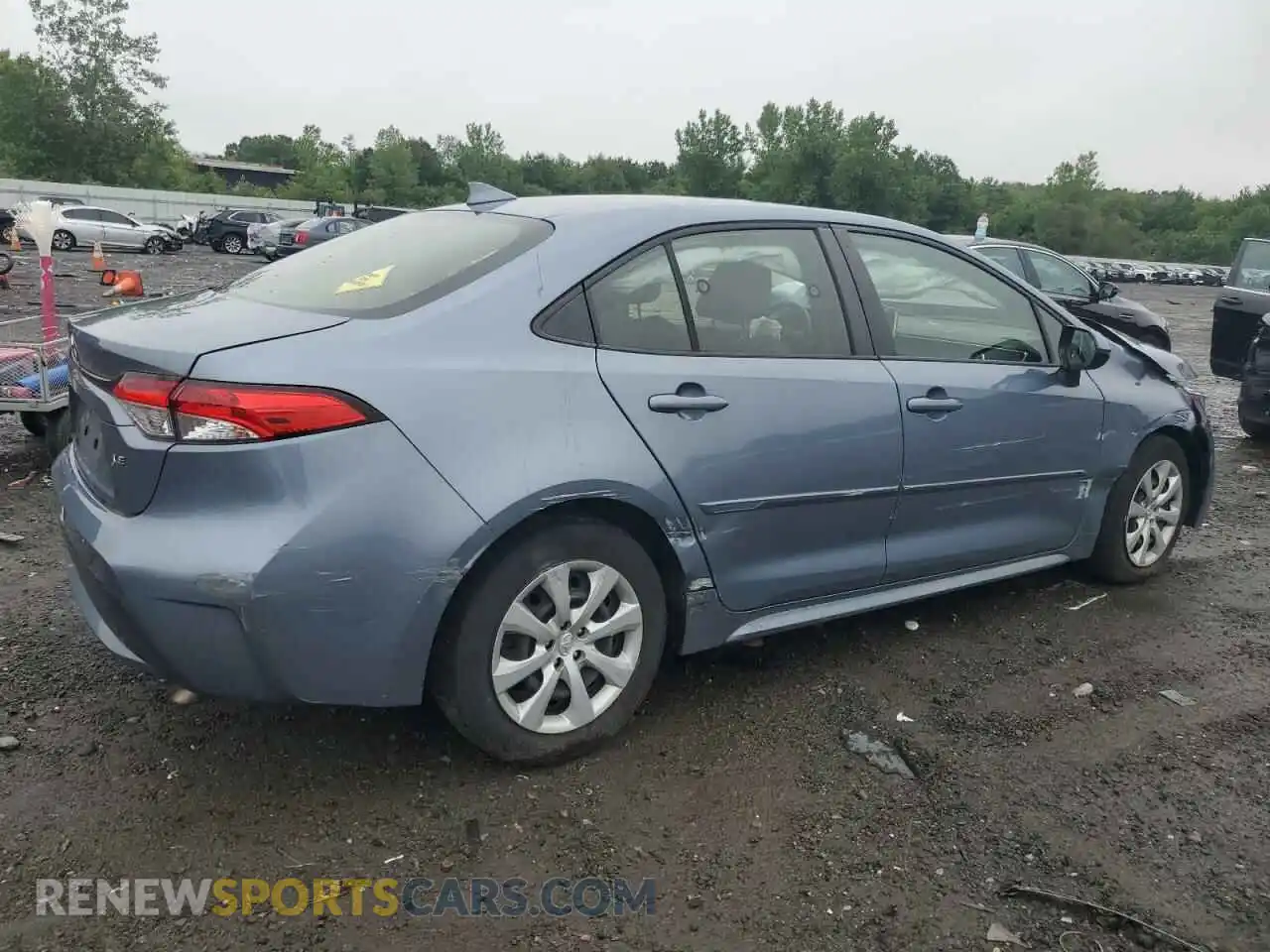 3 Фотография поврежденного автомобиля JTDEPMAE4MJ129992 TOYOTA COROLLA 2021