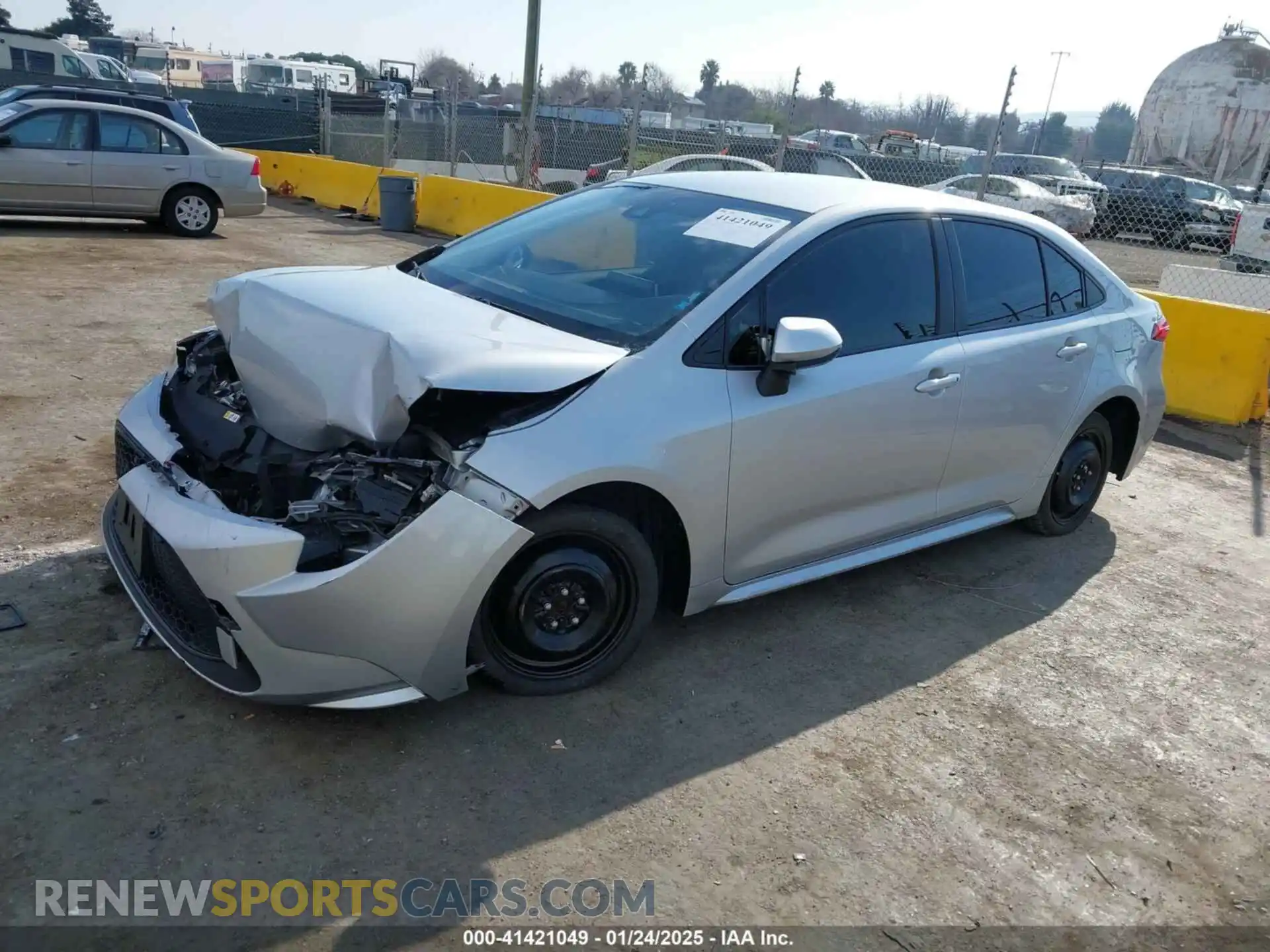 2 Photograph of a damaged car JTDEPMAE4MJ131466 TOYOTA COROLLA 2021