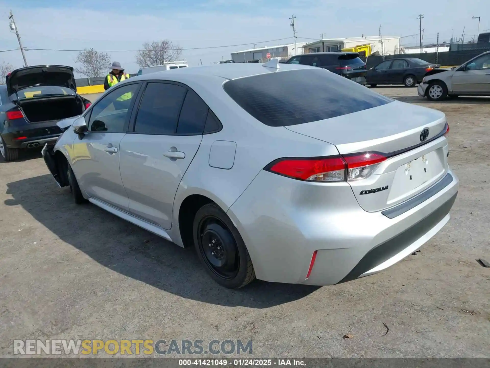 3 Photograph of a damaged car JTDEPMAE4MJ131466 TOYOTA COROLLA 2021