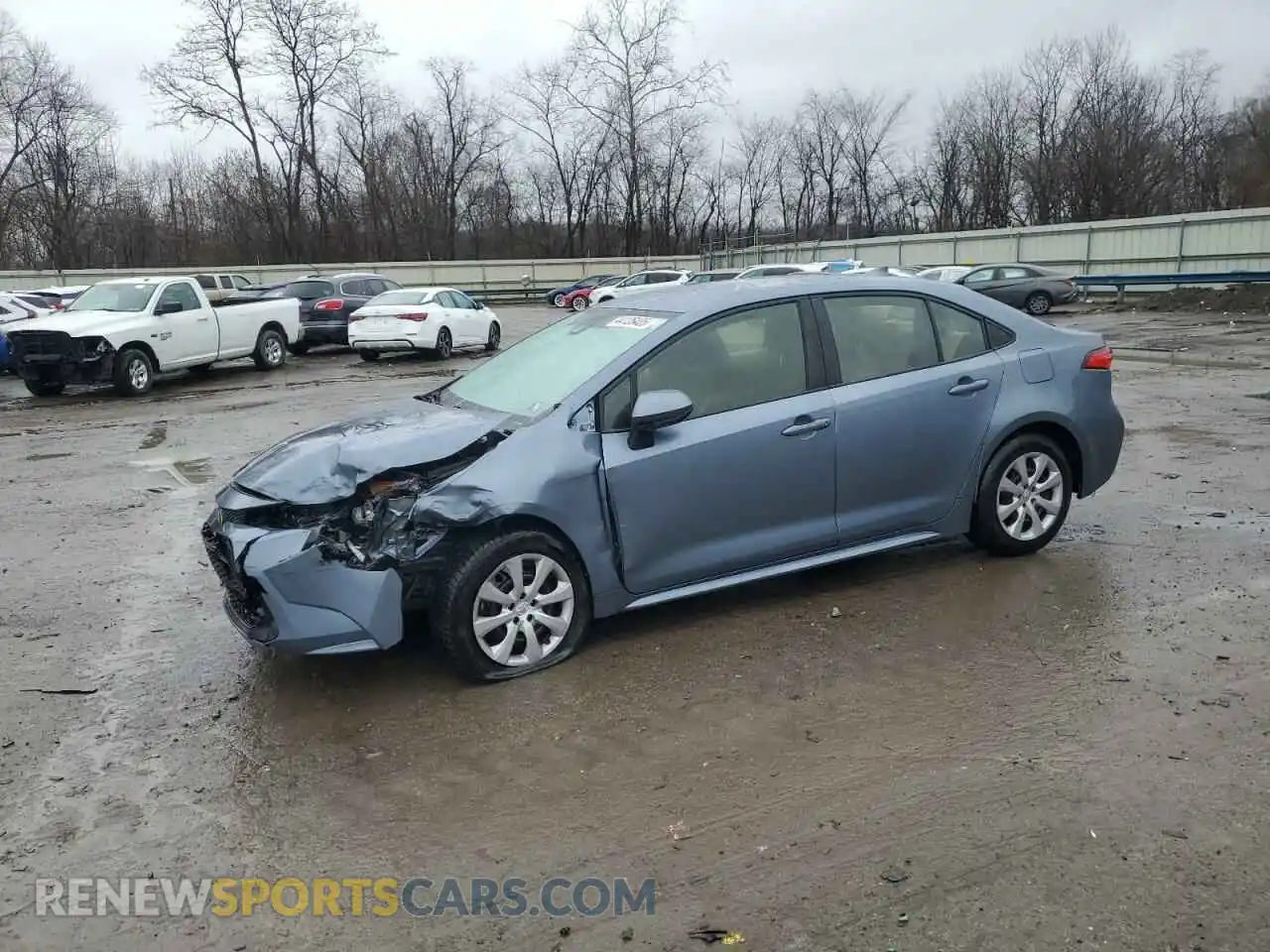 1 Photograph of a damaged car JTDEPMAE4MJ131743 TOYOTA COROLLA 2021