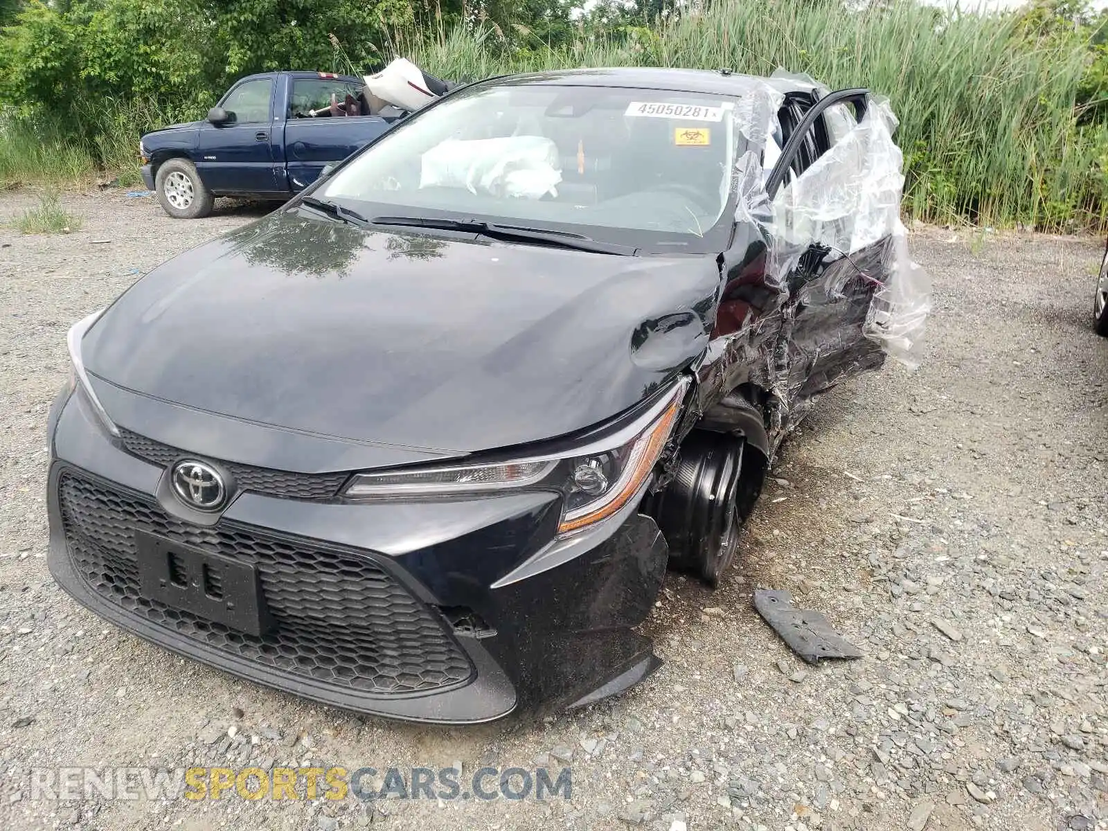 2 Photograph of a damaged car JTDEPMAE4MJ135906 TOYOTA COROLLA 2021
