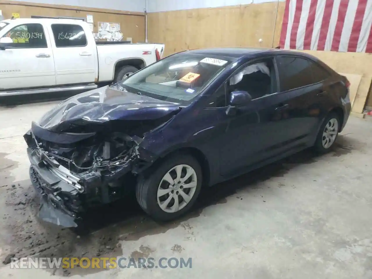 1 Photograph of a damaged car JTDEPMAE4MJ136389 TOYOTA COROLLA 2021