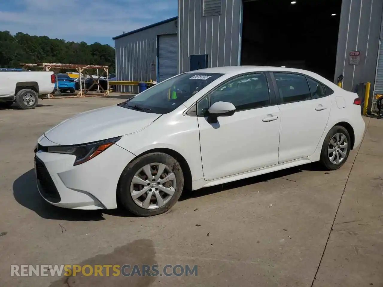 1 Photograph of a damaged car JTDEPMAE4MJ136604 TOYOTA COROLLA 2021