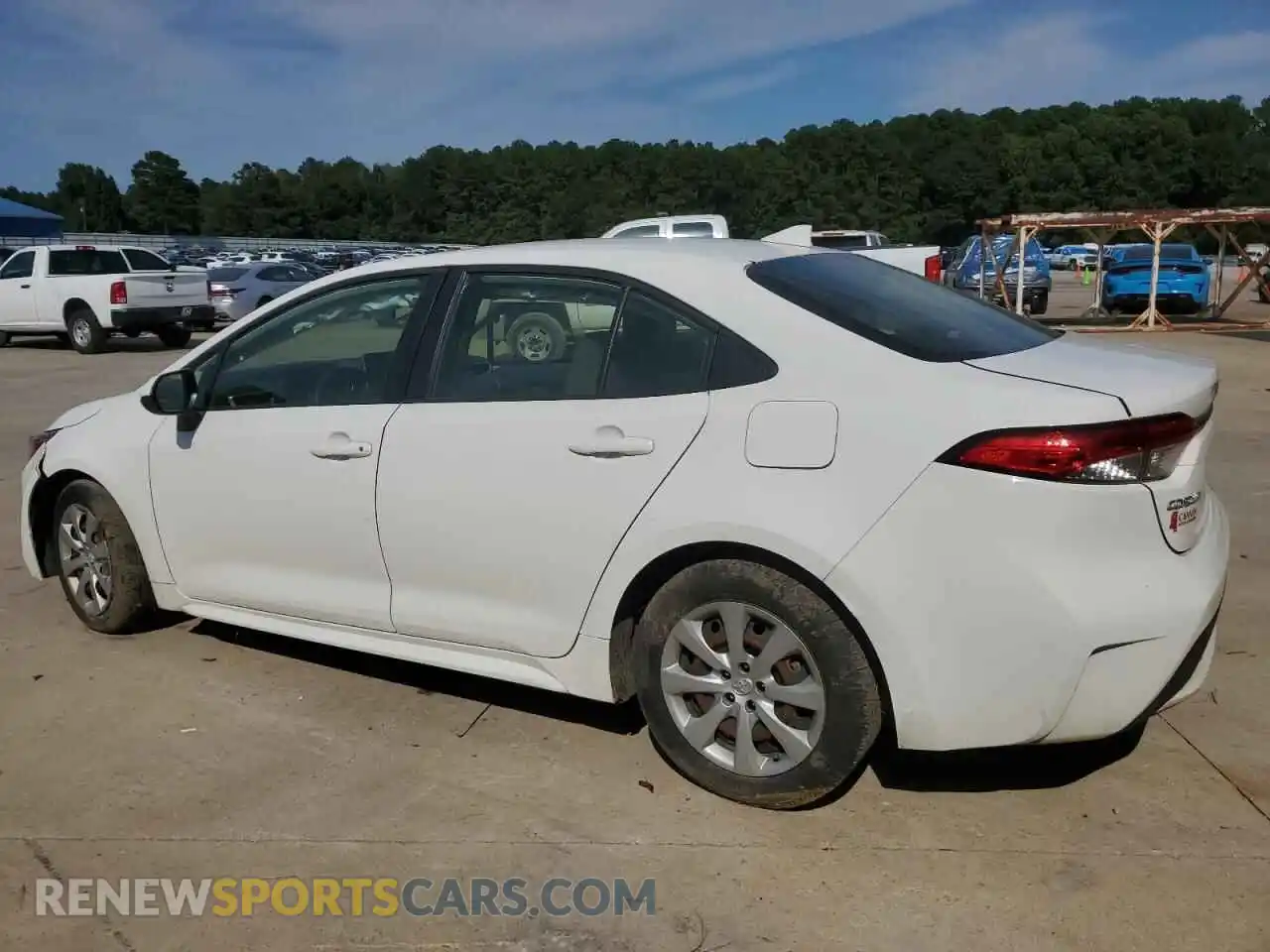 2 Photograph of a damaged car JTDEPMAE4MJ136604 TOYOTA COROLLA 2021