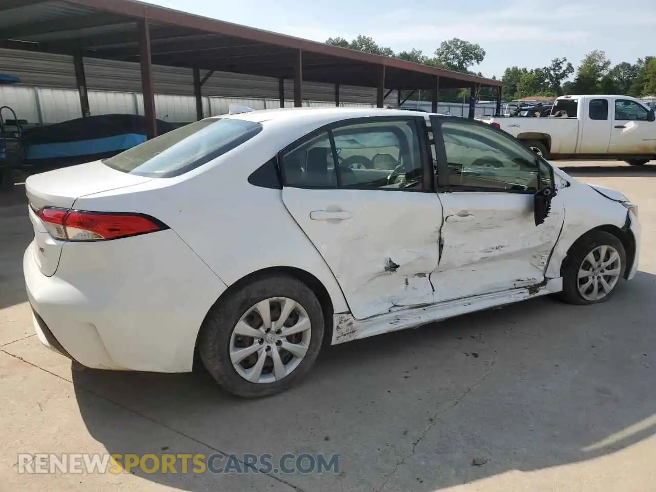 3 Photograph of a damaged car JTDEPMAE4MJ136604 TOYOTA COROLLA 2021