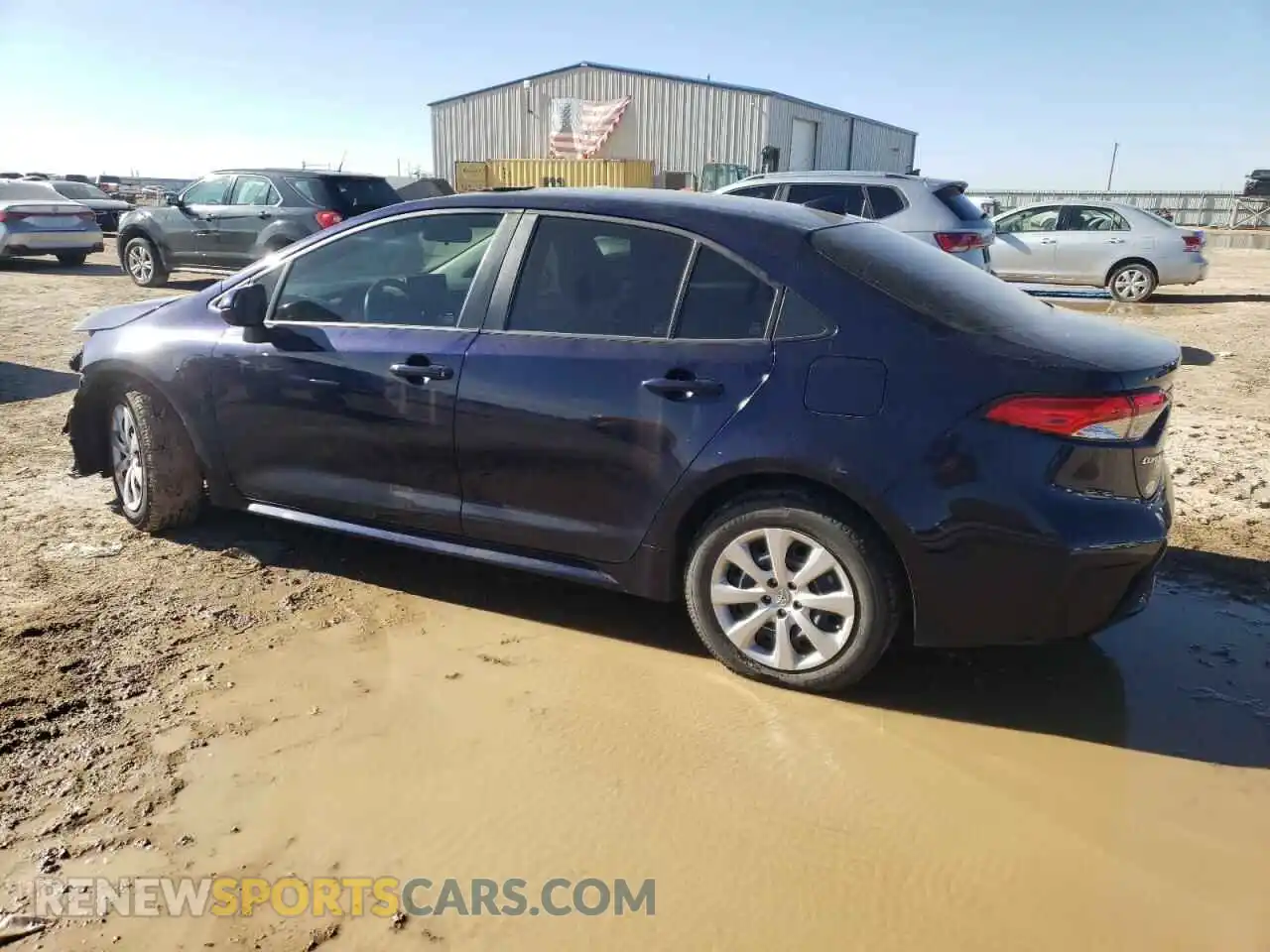 2 Photograph of a damaged car JTDEPMAE4MJ137557 TOYOTA COROLLA 2021