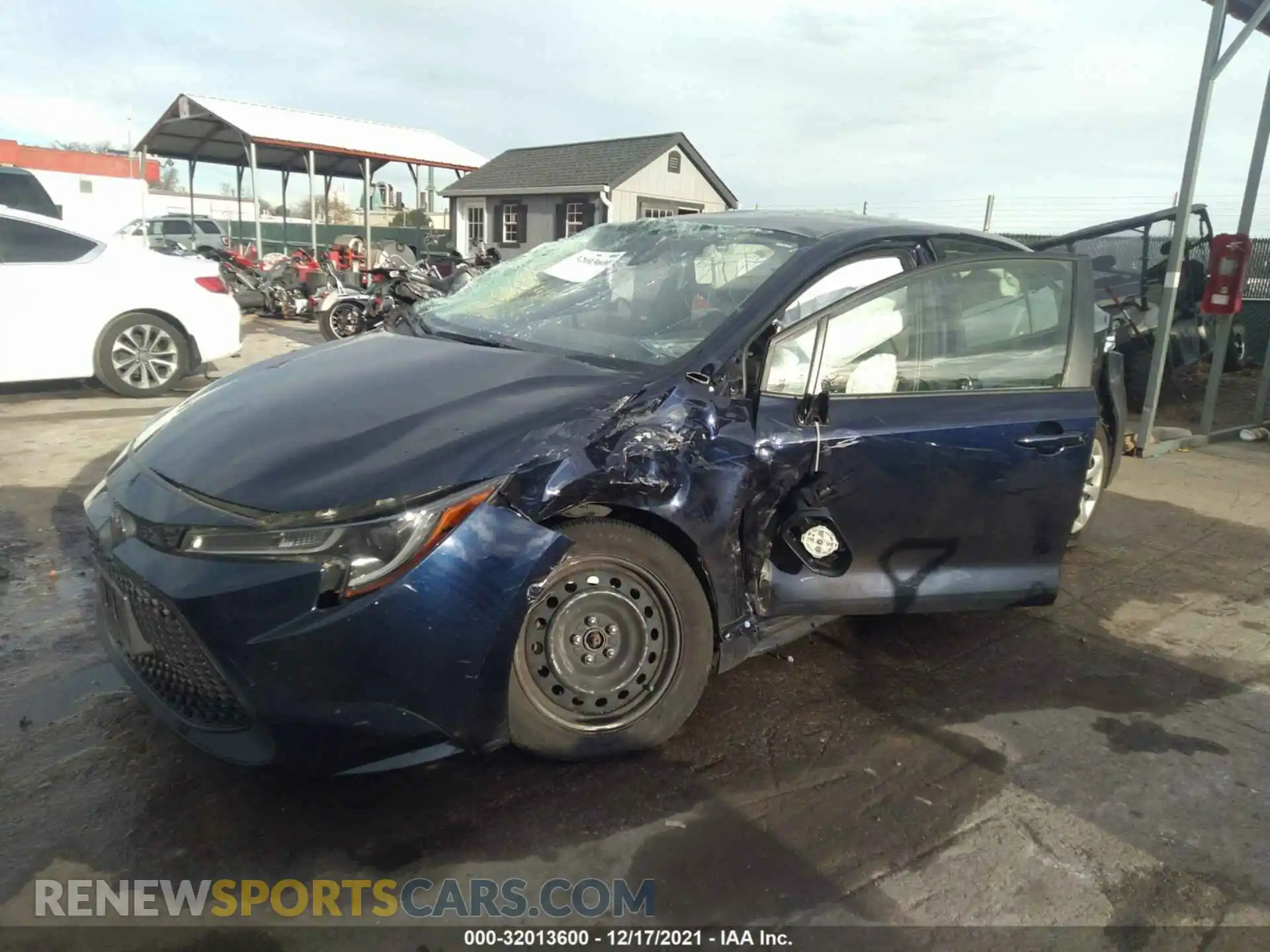 2 Photograph of a damaged car JTDEPMAE4MJ138353 TOYOTA COROLLA 2021