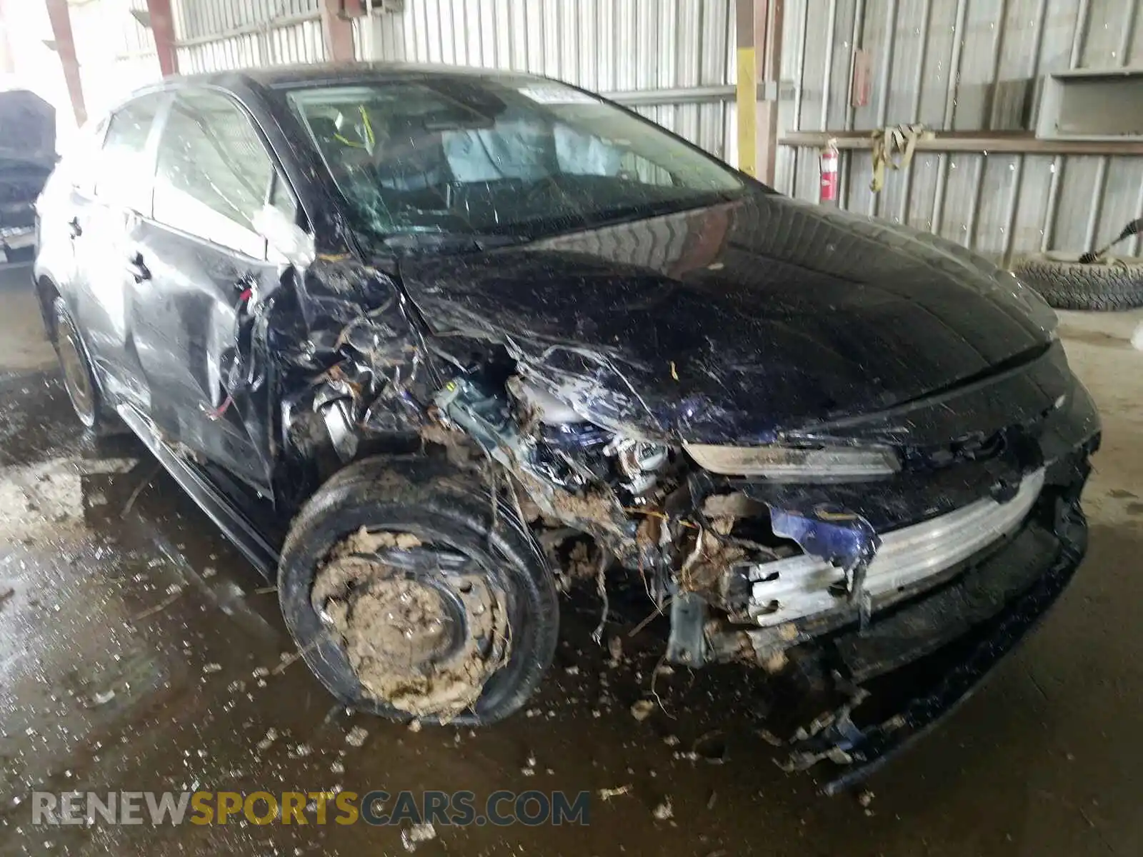 1 Photograph of a damaged car JTDEPMAE4MJ140636 TOYOTA COROLLA 2021