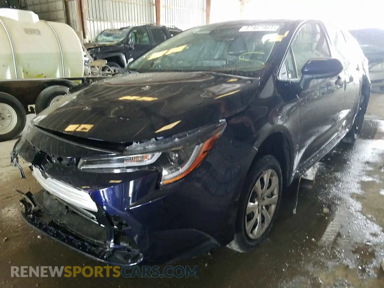 2 Photograph of a damaged car JTDEPMAE4MJ140636 TOYOTA COROLLA 2021