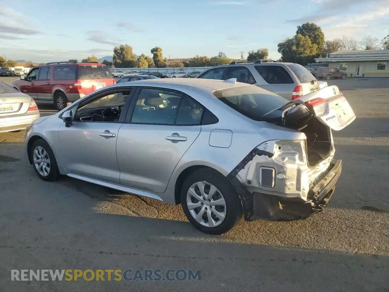 2 Photograph of a damaged car JTDEPMAE4MJ141222 TOYOTA COROLLA 2021