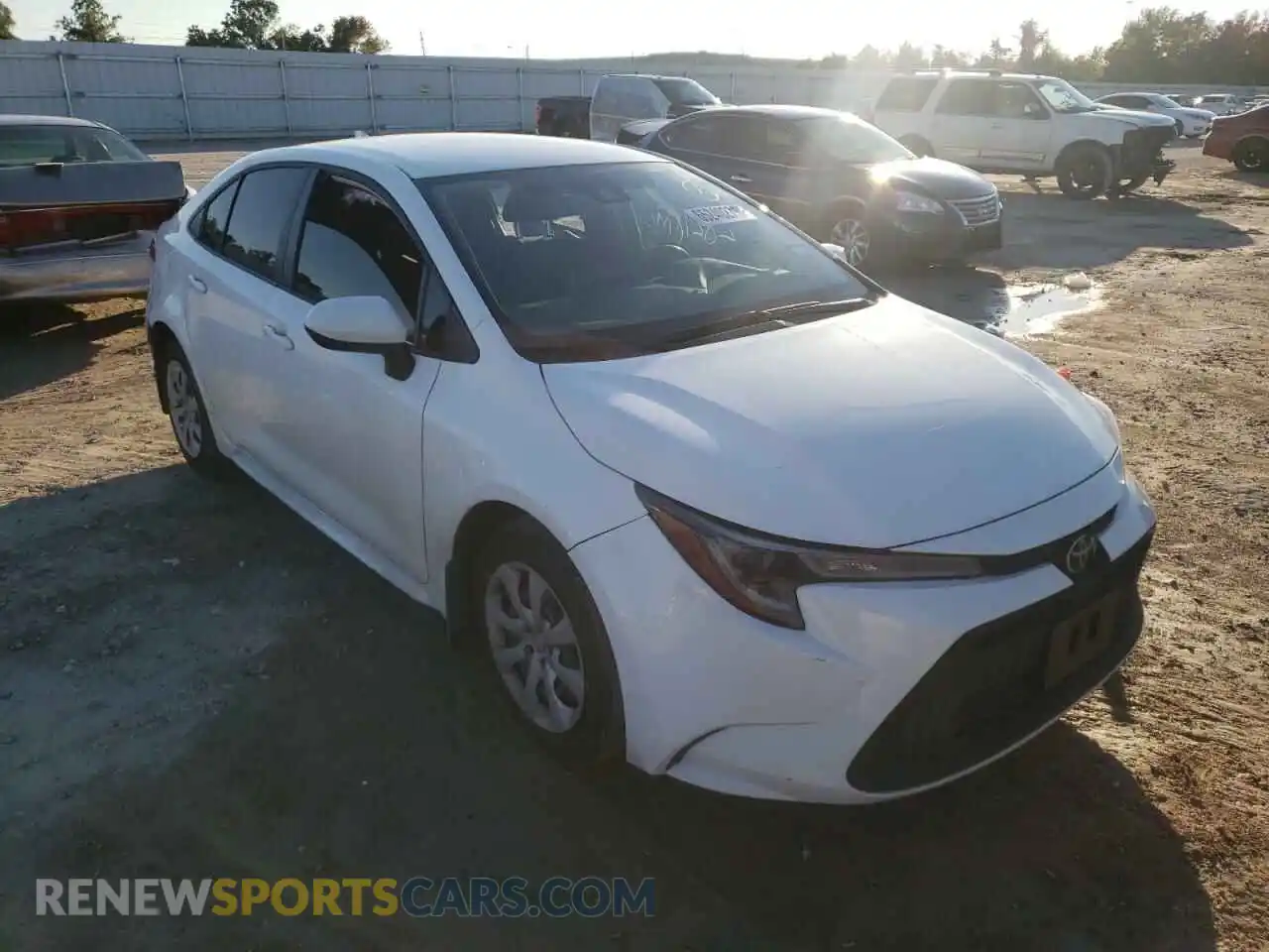 1 Photograph of a damaged car JTDEPMAE4MJ142239 TOYOTA COROLLA 2021