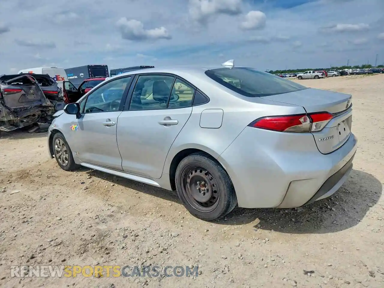 2 Photograph of a damaged car JTDEPMAE4MJ143942 TOYOTA COROLLA 2021