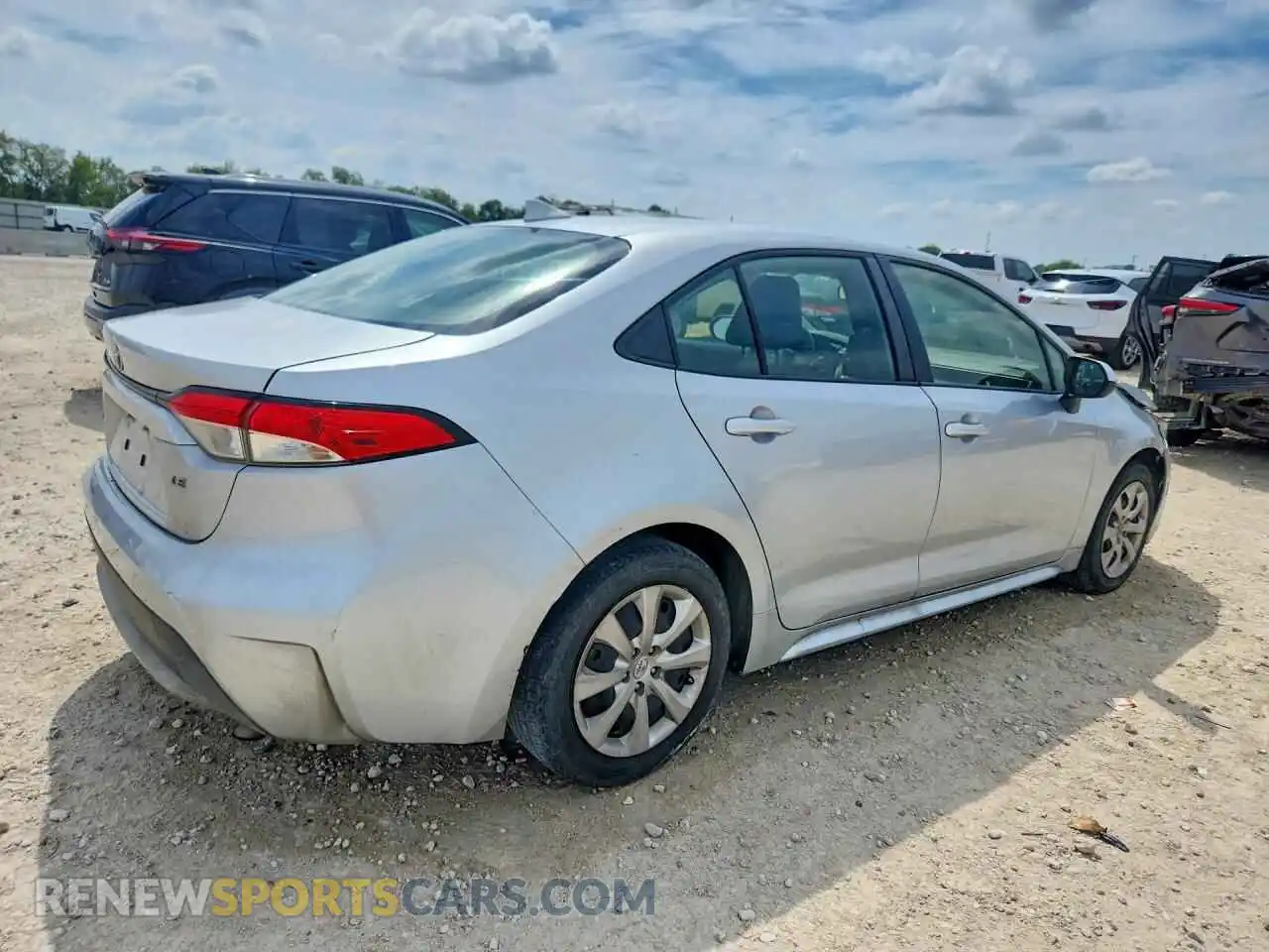 3 Photograph of a damaged car JTDEPMAE4MJ143942 TOYOTA COROLLA 2021
