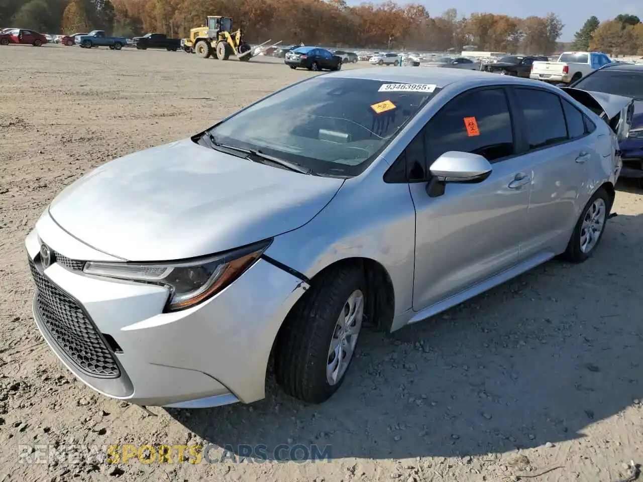 1 Photograph of a damaged car JTDEPMAE4MJ144511 TOYOTA COROLLA 2021