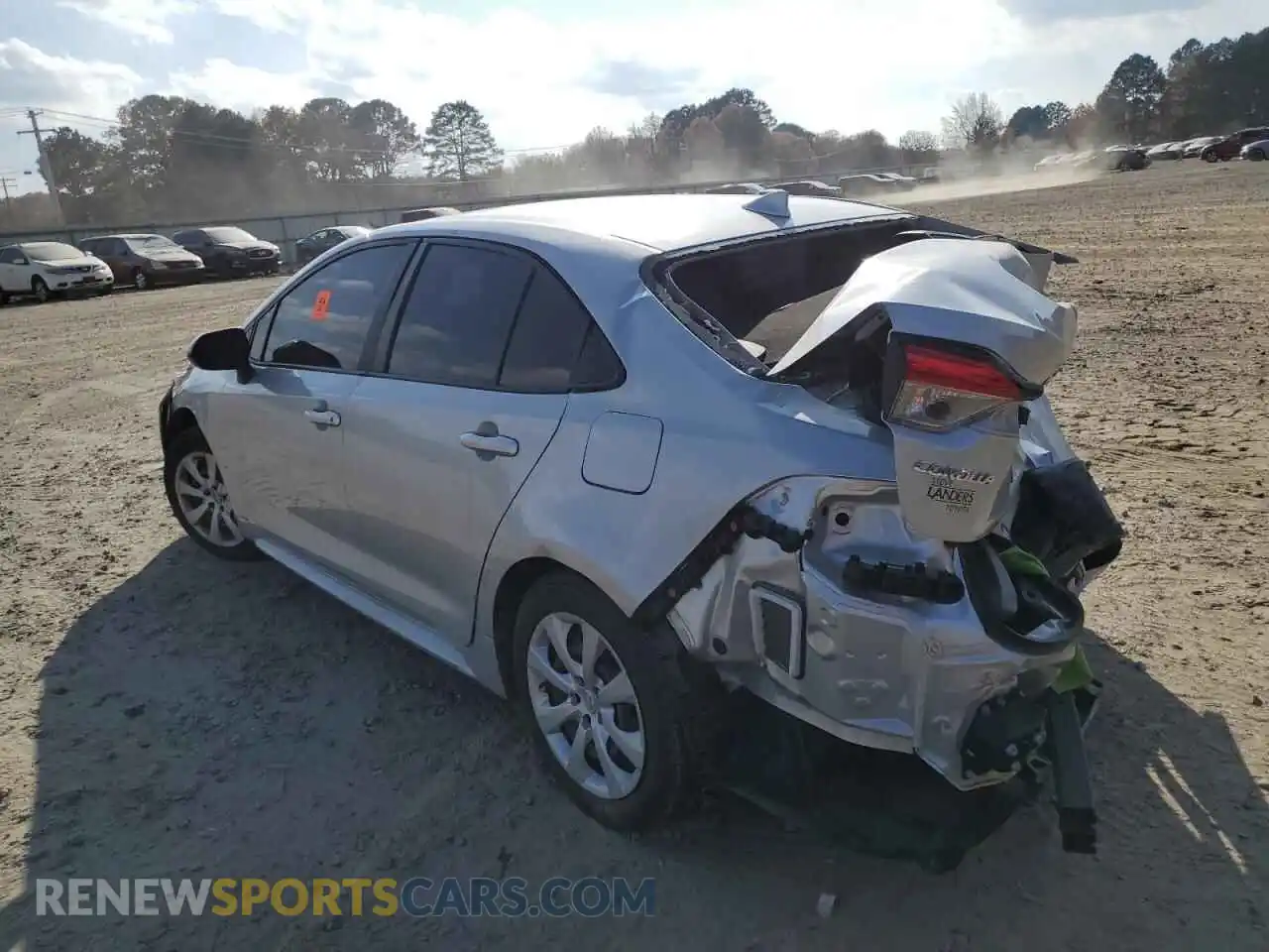 2 Photograph of a damaged car JTDEPMAE4MJ144511 TOYOTA COROLLA 2021
