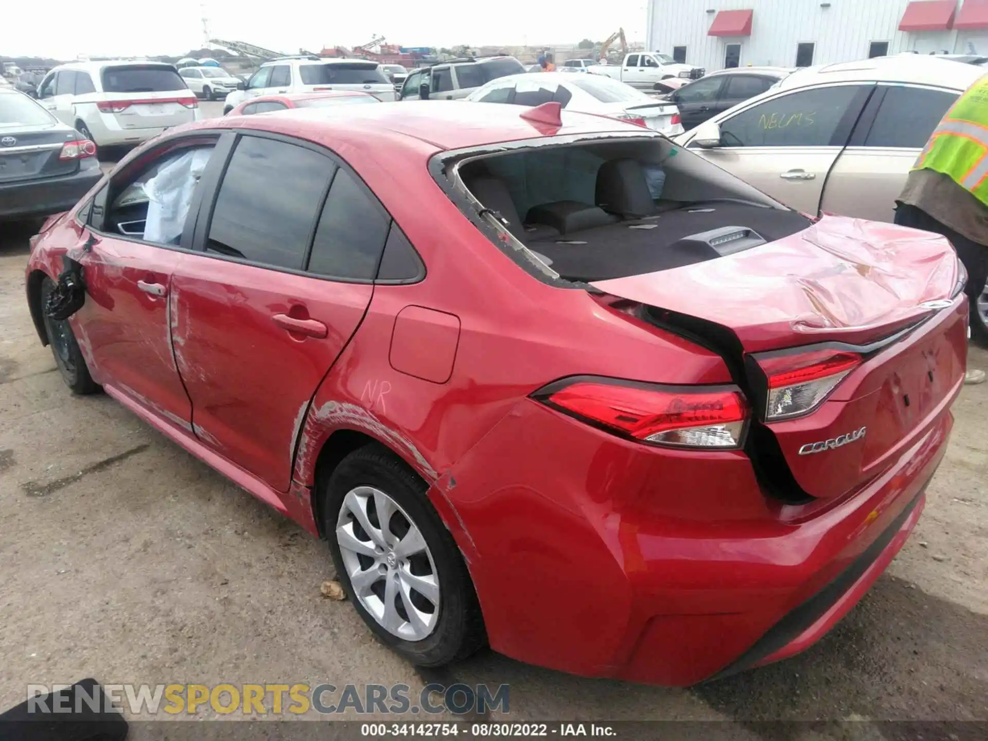 3 Photograph of a damaged car JTDEPMAE4MJ146372 TOYOTA COROLLA 2021
