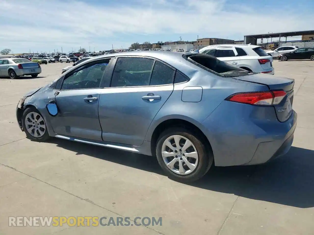 2 Photograph of a damaged car JTDEPMAE4MJ146940 TOYOTA COROLLA 2021