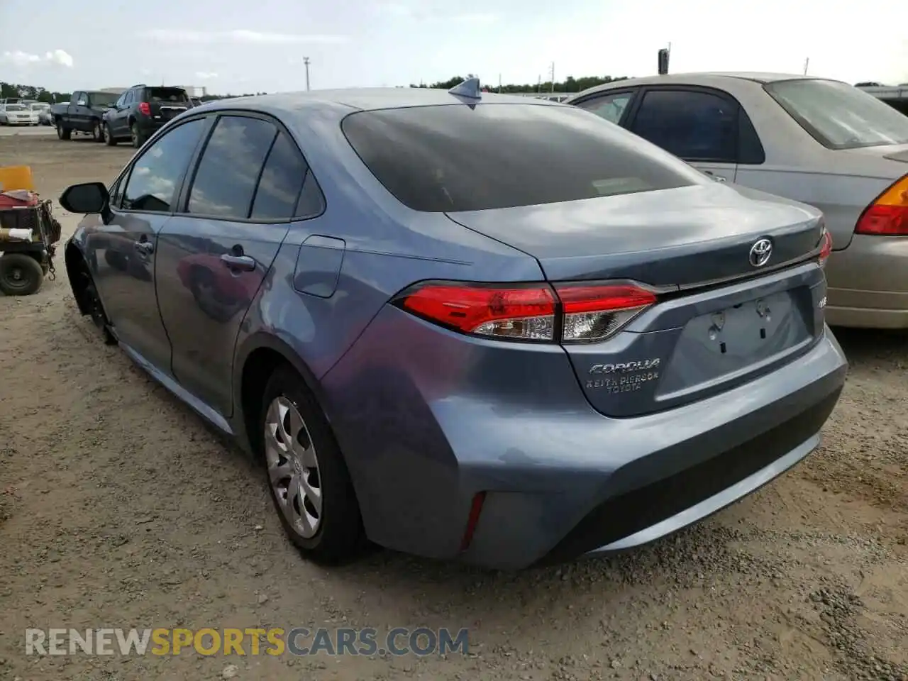 3 Photograph of a damaged car JTDEPMAE4MJ147330 TOYOTA COROLLA 2021