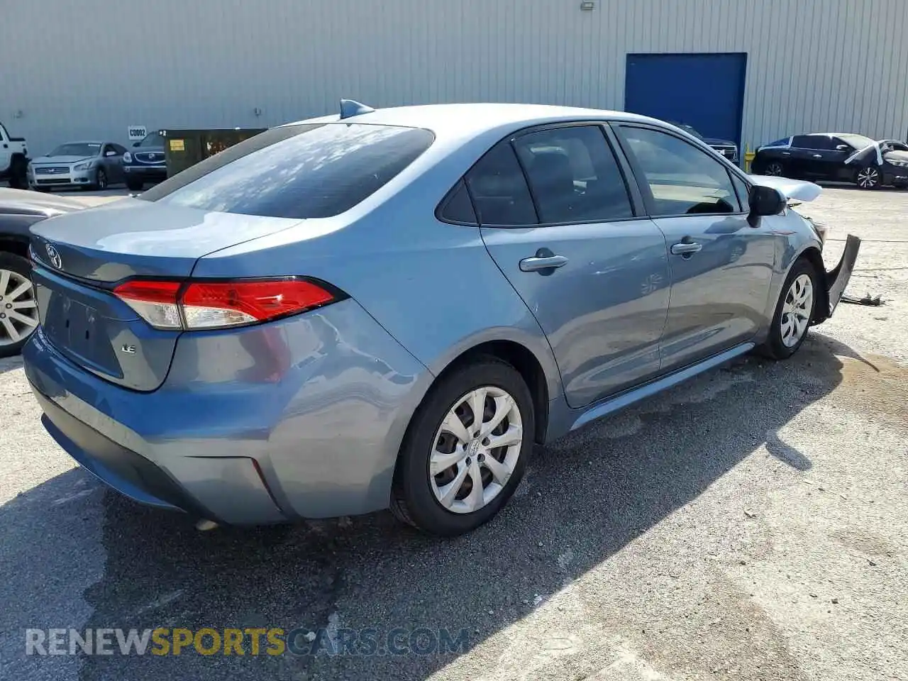 3 Photograph of a damaged car JTDEPMAE4MJ147425 TOYOTA COROLLA 2021
