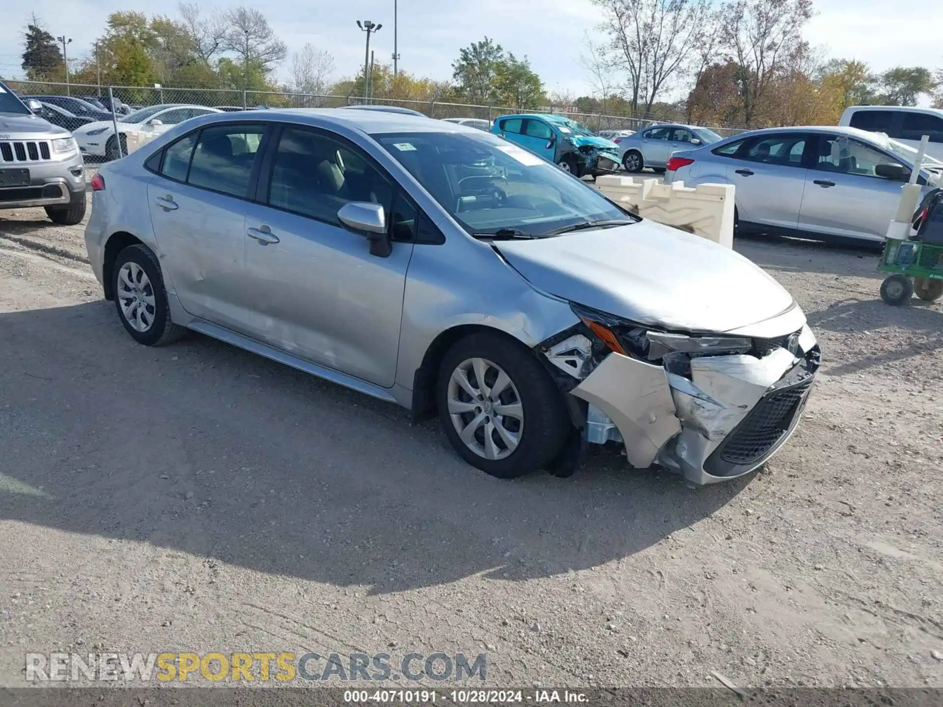 1 Photograph of a damaged car JTDEPMAE4MJ150826 TOYOTA COROLLA 2021