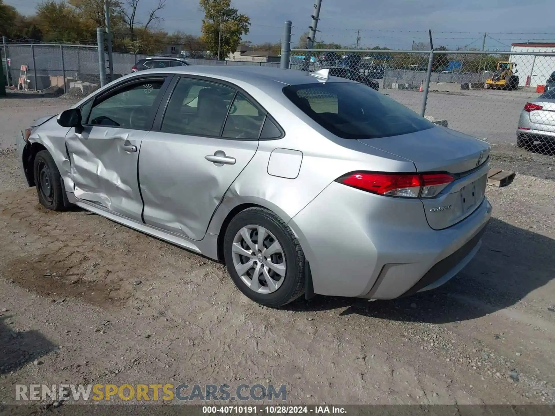 3 Photograph of a damaged car JTDEPMAE4MJ150826 TOYOTA COROLLA 2021