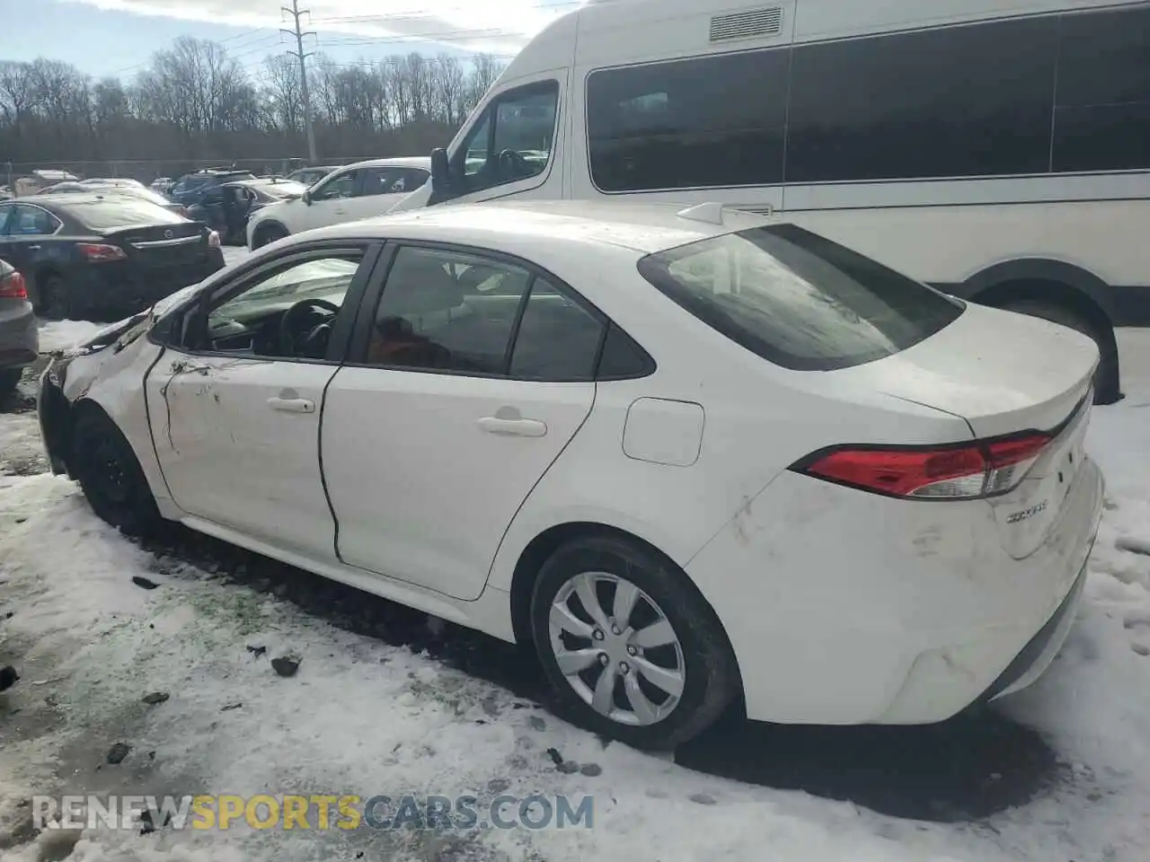 2 Photograph of a damaged car JTDEPMAE4MJ152480 TOYOTA COROLLA 2021
