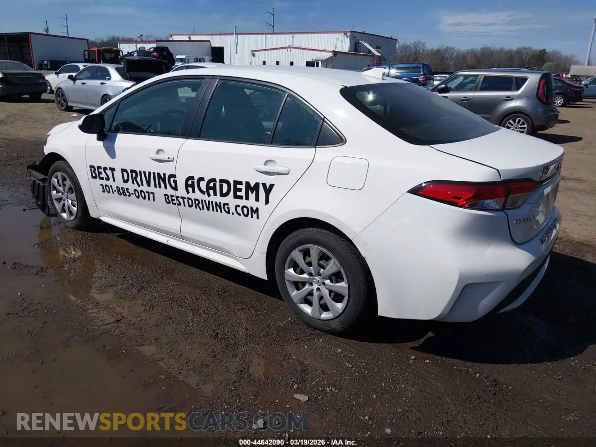3 Photograph of a damaged car JTDEPMAE4MJ152947 TOYOTA COROLLA 2021