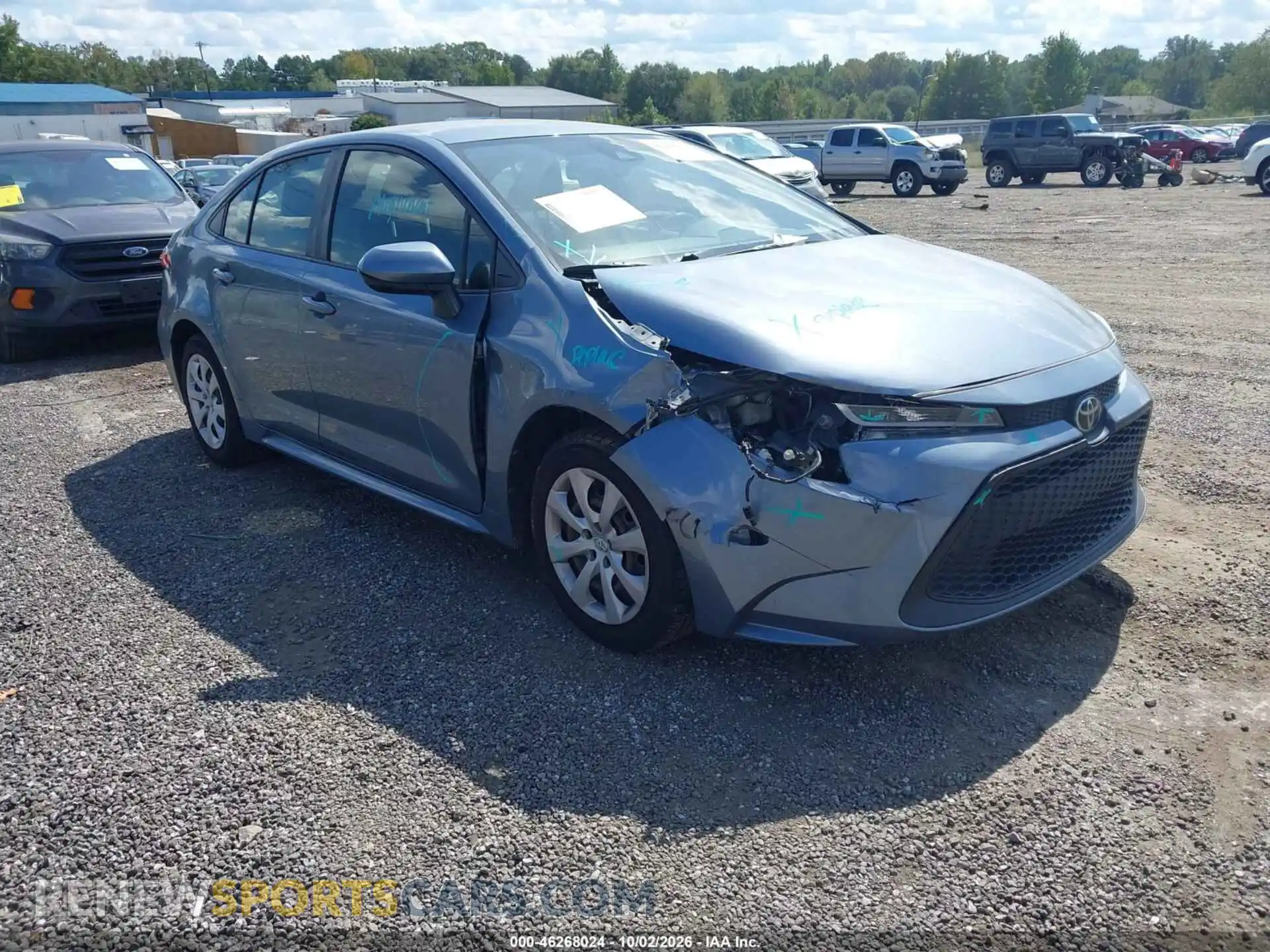 1 fotografías del automóvil dañado JTDEPMAE4MJ152964 TOYOTA COROLLA 2021