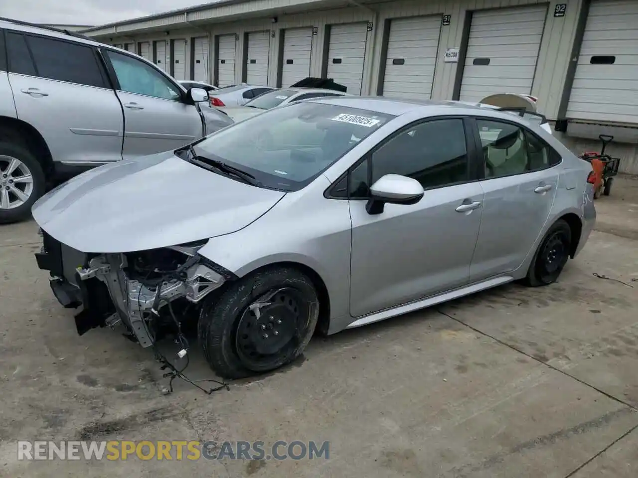 1 Photograph of a damaged car JTDEPMAE4MJ156240 TOYOTA COROLLA 2021