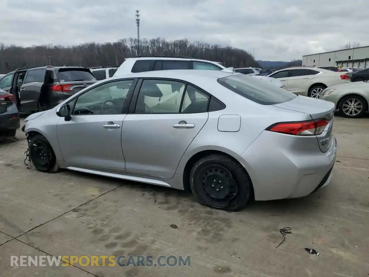 2 Photograph of a damaged car JTDEPMAE4MJ156240 TOYOTA COROLLA 2021