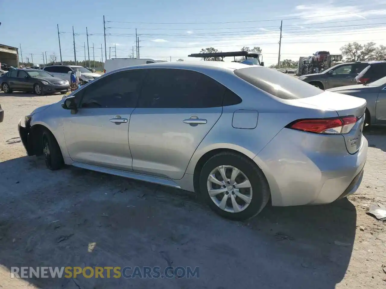 2 Photograph of a damaged car JTDEPMAE4MJ156674 TOYOTA COROLLA 2021