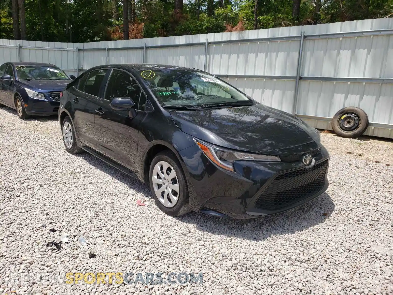 1 Photograph of a damaged car JTDEPMAE4MJ157386 TOYOTA COROLLA 2021