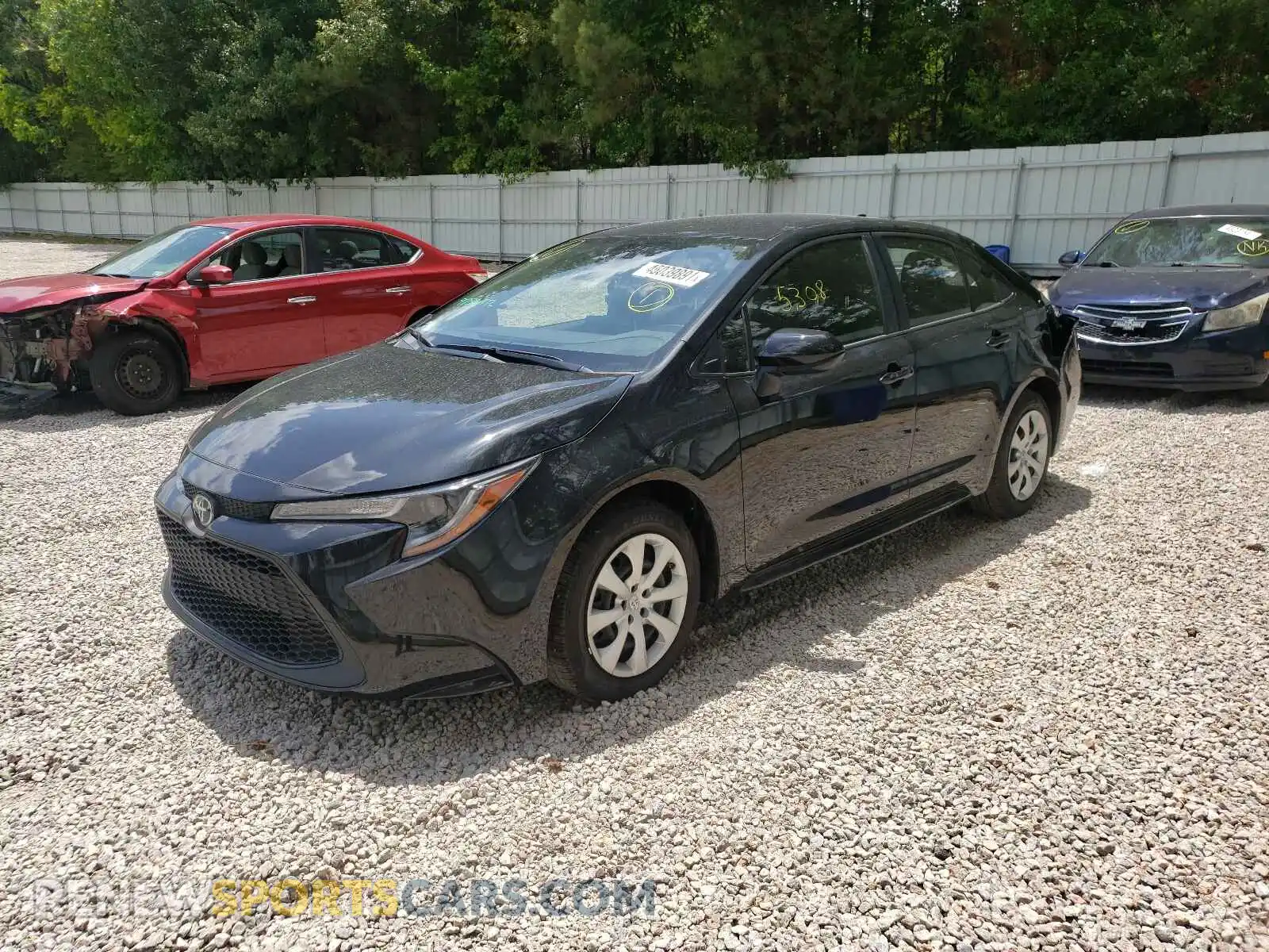 2 Photograph of a damaged car JTDEPMAE4MJ157386 TOYOTA COROLLA 2021