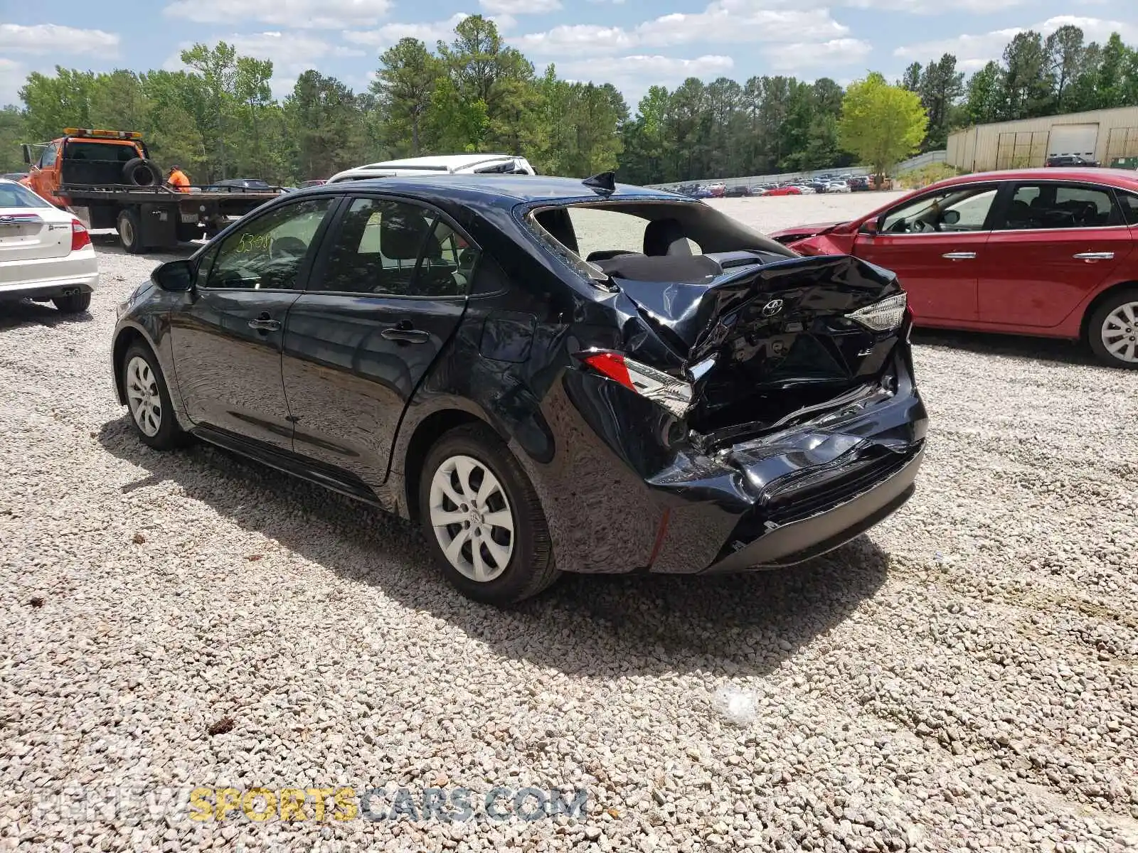 3 Photograph of a damaged car JTDEPMAE4MJ157386 TOYOTA COROLLA 2021