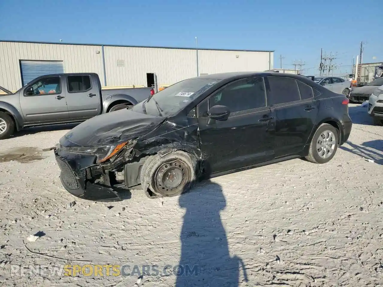 1 Photograph of a damaged car JTDEPMAE4MJ160062 TOYOTA COROLLA 2021
