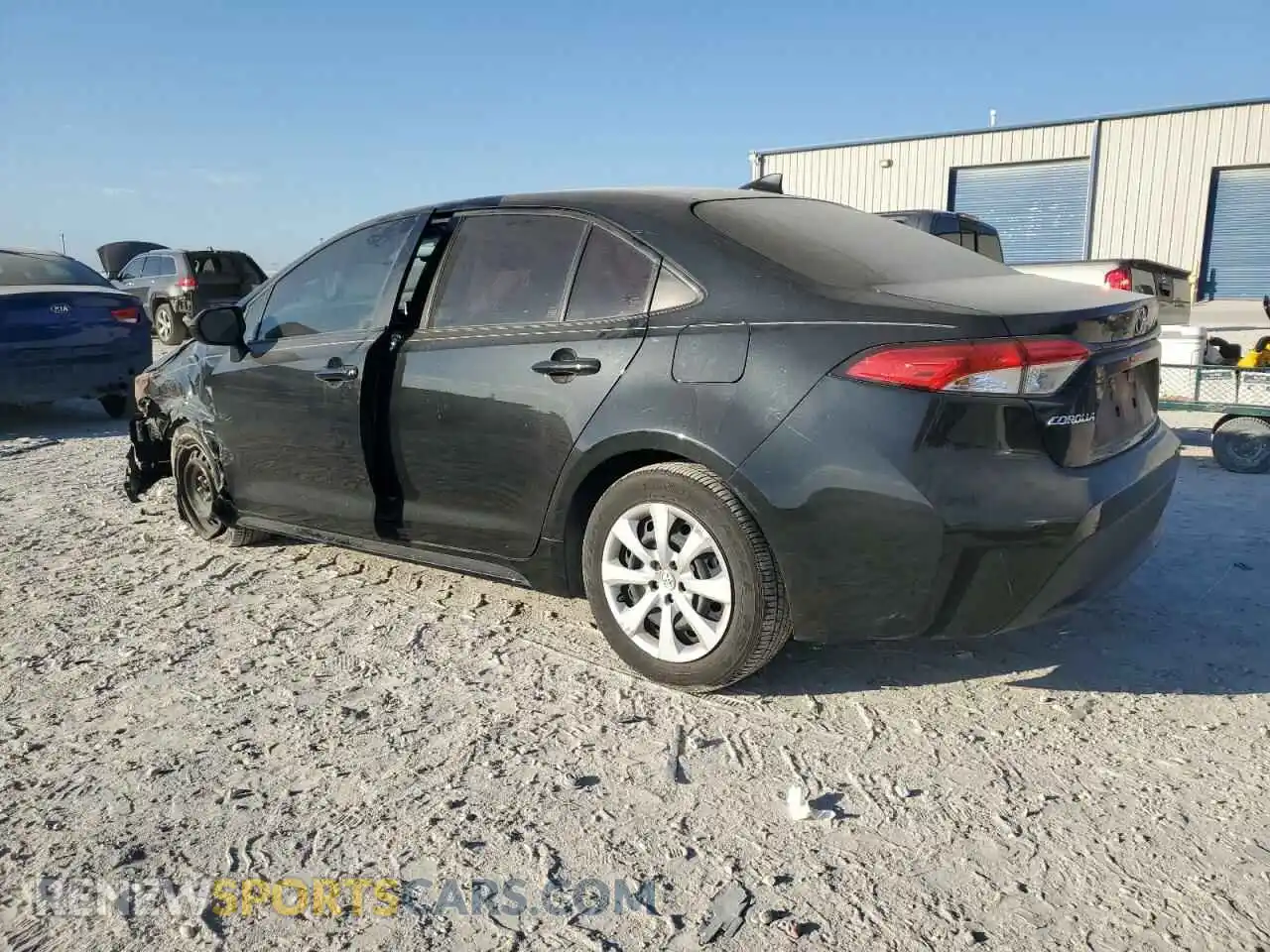 2 Photograph of a damaged car JTDEPMAE4MJ160062 TOYOTA COROLLA 2021