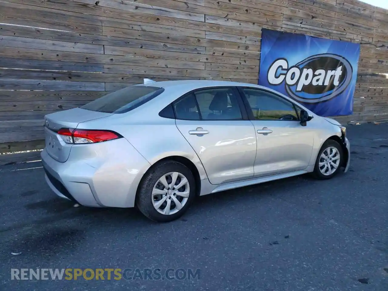 3 Photograph of a damaged car JTDEPMAE4MJ160773 TOYOTA COROLLA 2021