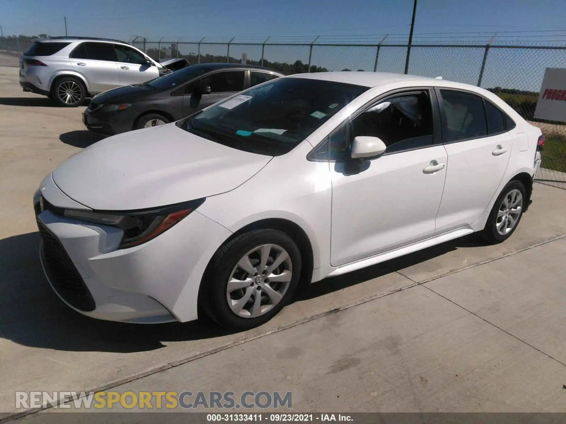 2 Photograph of a damaged car JTDEPMAE4MJ160854 TOYOTA COROLLA 2021