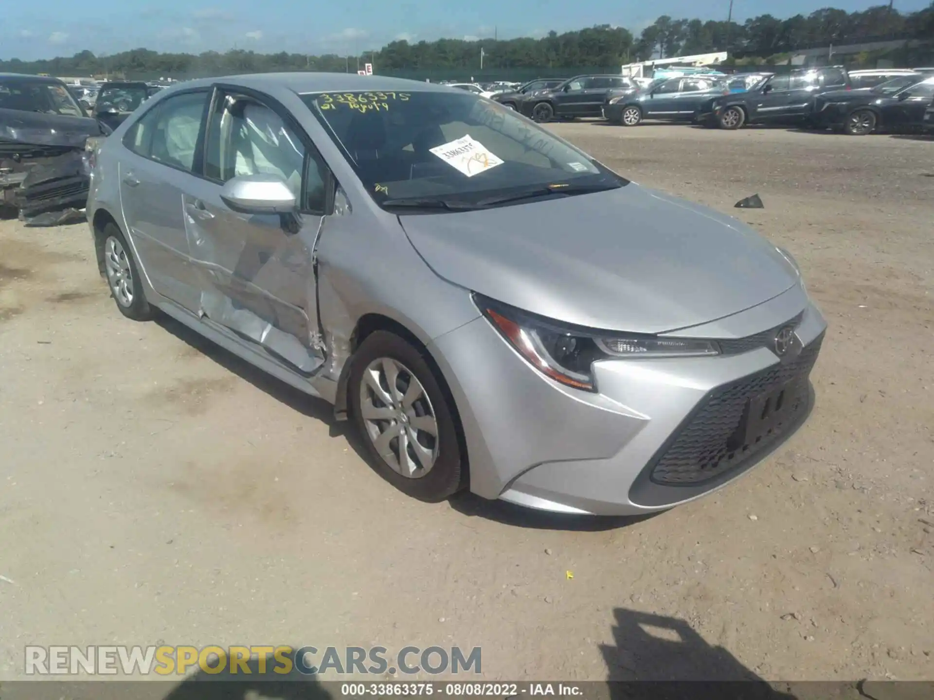 1 Photograph of a damaged car JTDEPMAE4MJ160904 TOYOTA COROLLA 2021
