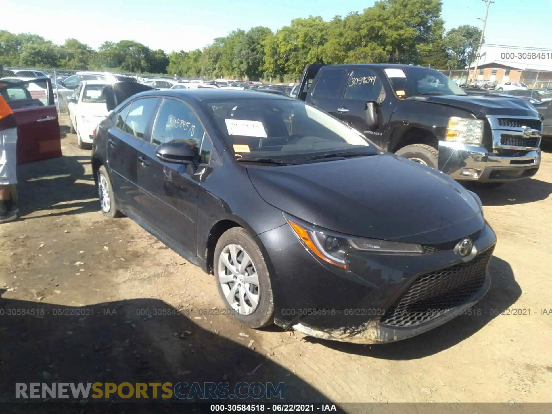 1 Photograph of a damaged car JTDEPMAE4MJ165052 TOYOTA COROLLA 2021