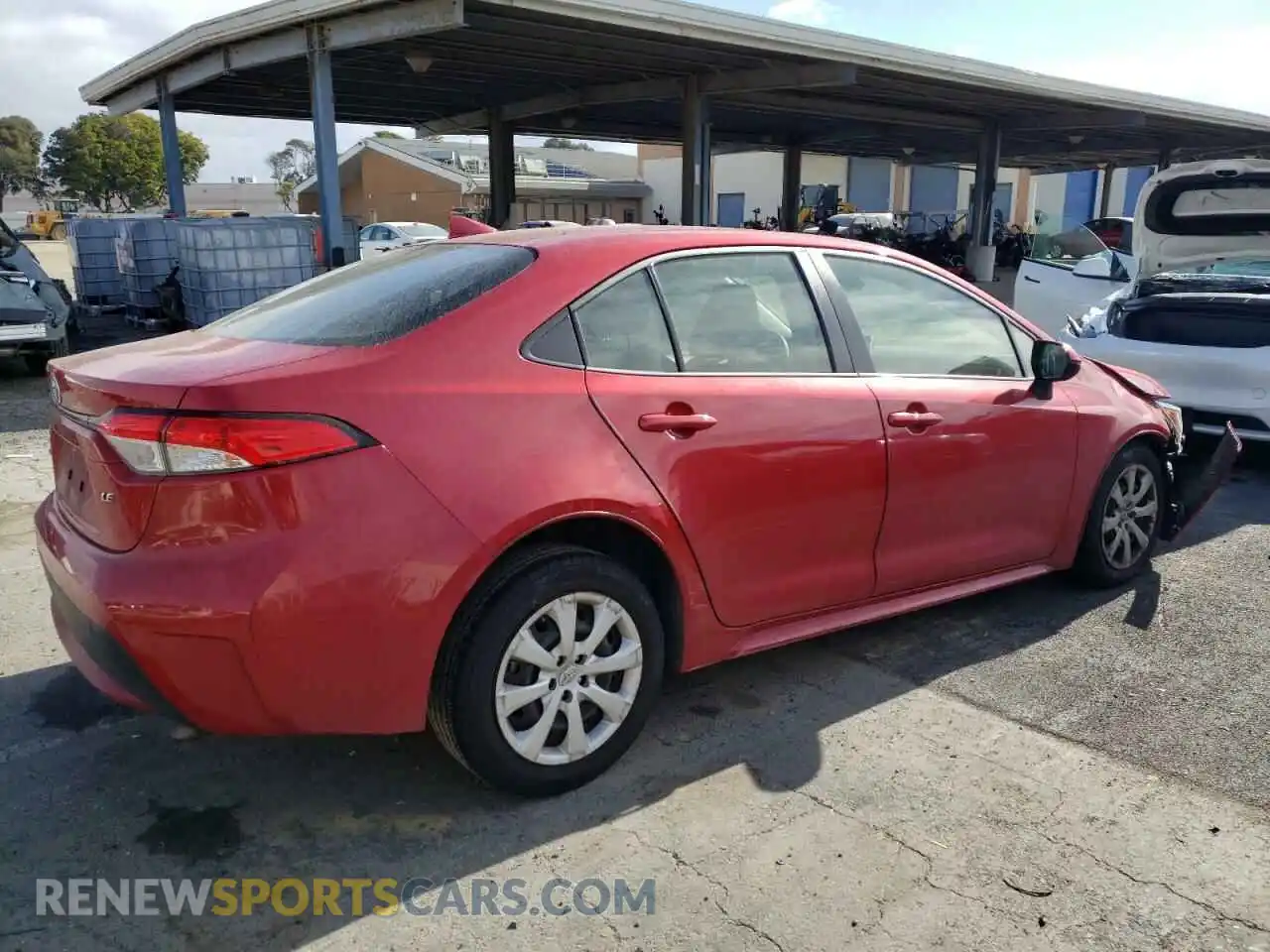 3 Photograph of a damaged car JTDEPMAE4MJ165262 TOYOTA COROLLA 2021