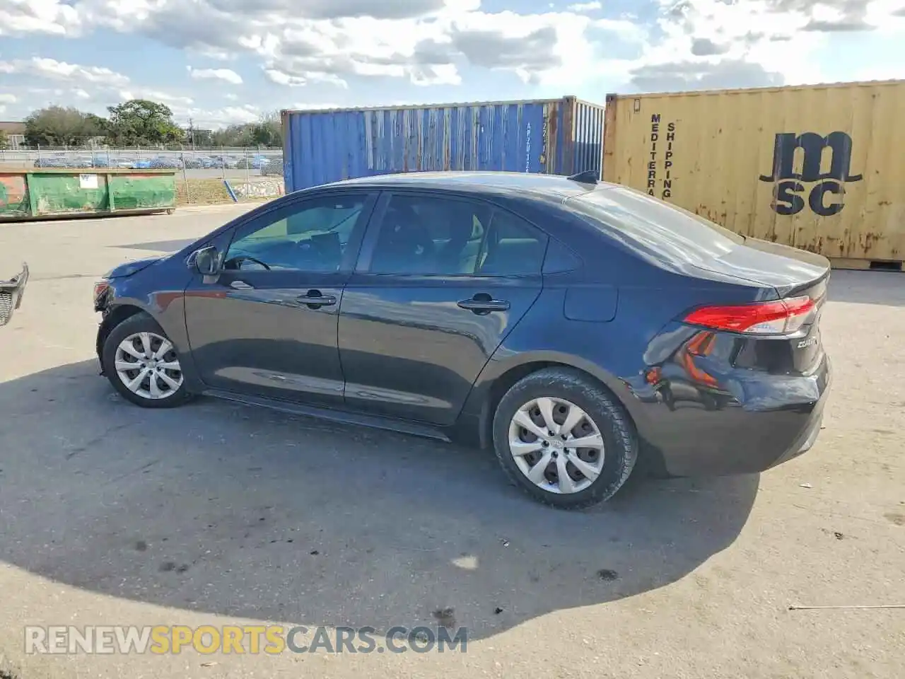 2 Photograph of a damaged car JTDEPMAE4MJ167044 TOYOTA COROLLA 2021