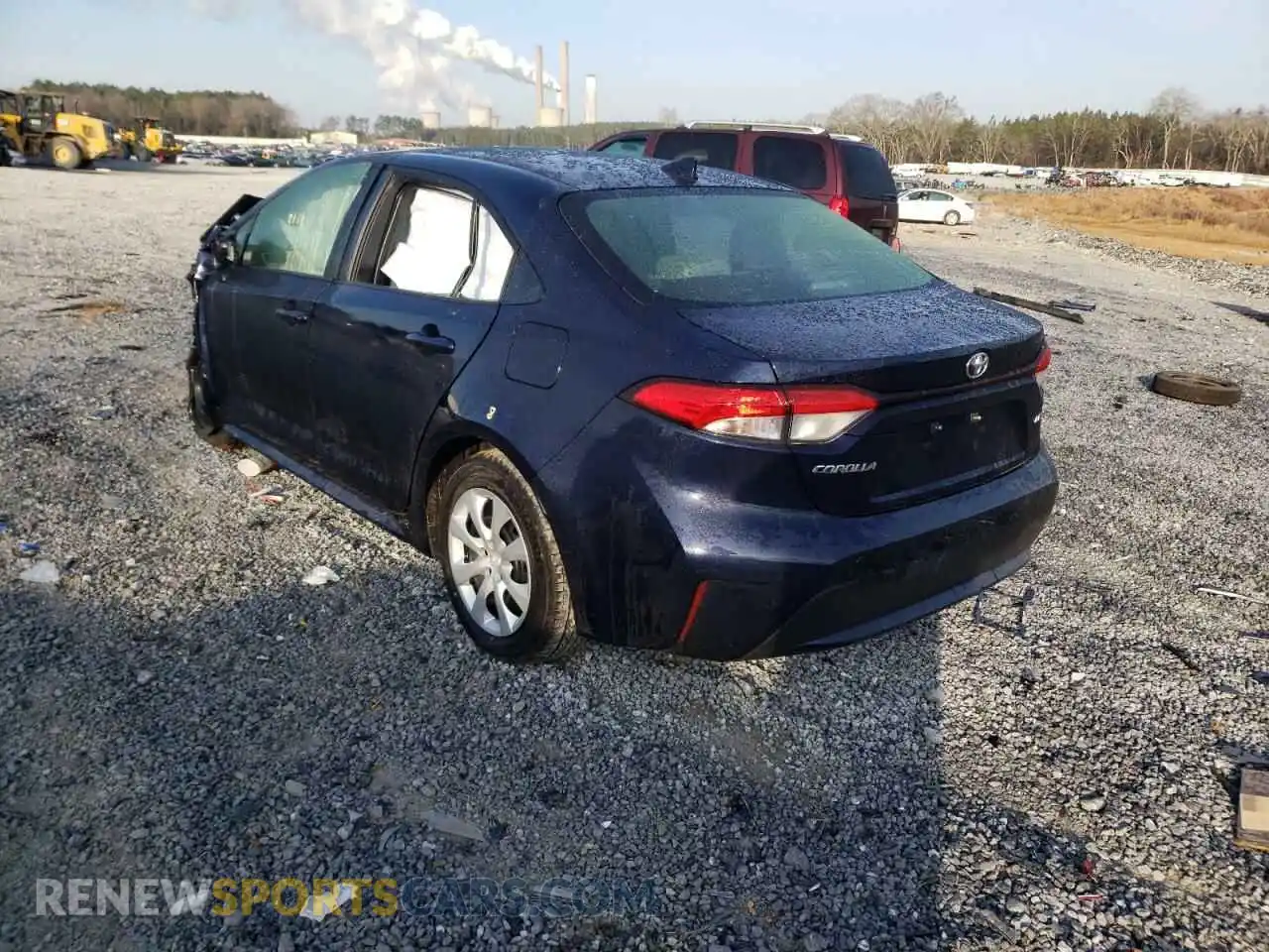3 Photograph of a damaged car JTDEPMAE4MJ167173 TOYOTA COROLLA 2021