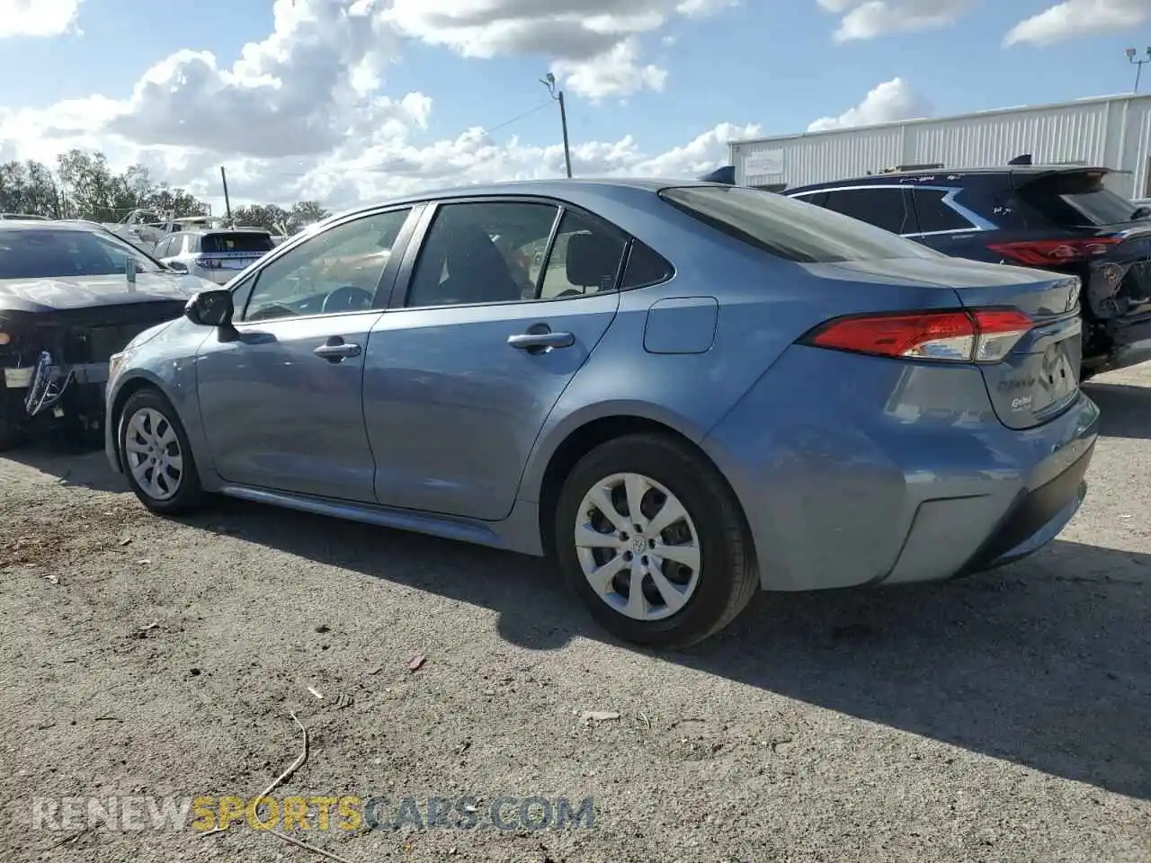 2 Photograph of a damaged car JTDEPMAE4MJ167559 TOYOTA COROLLA 2021