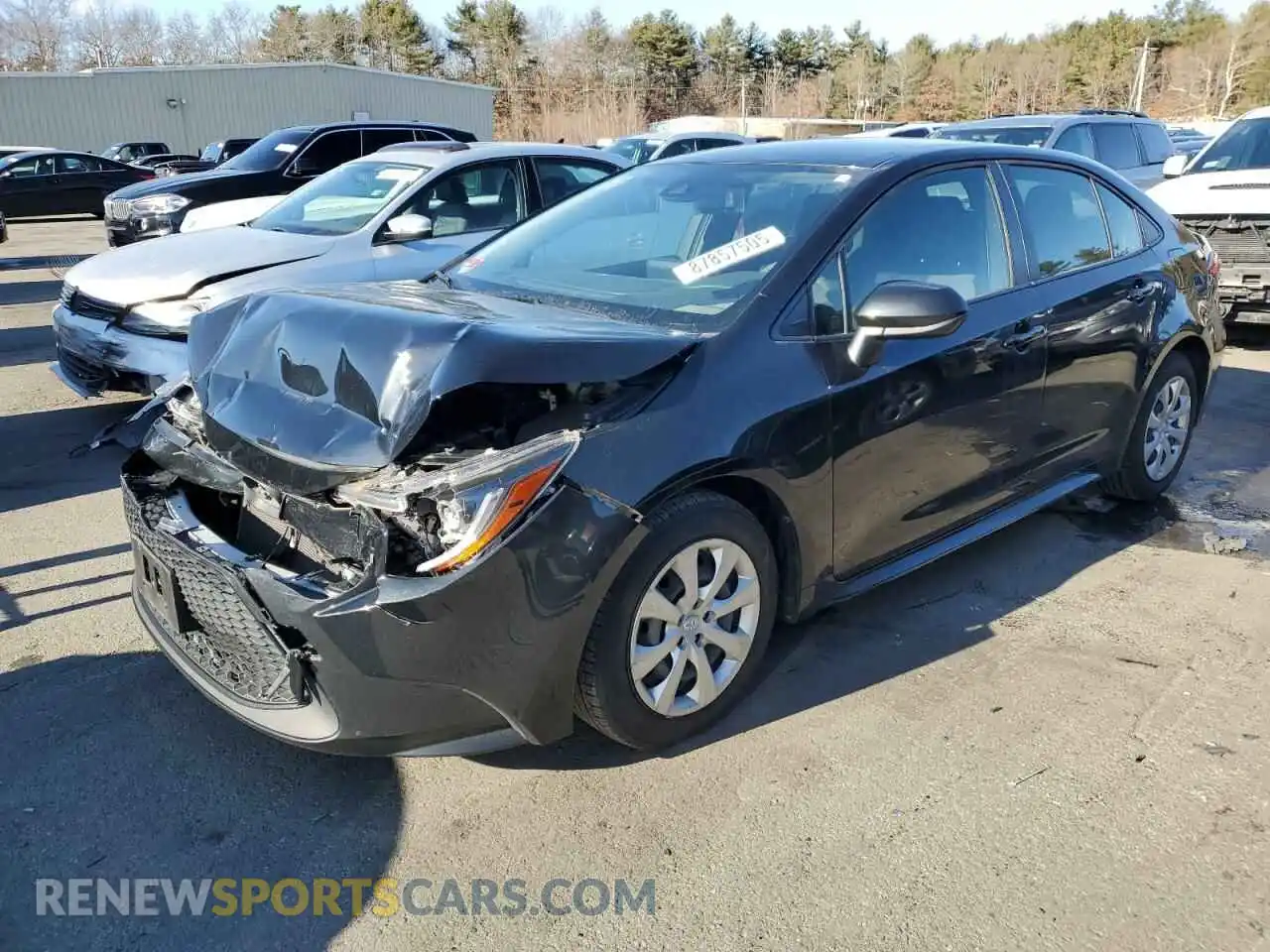 1 Photograph of a damaged car JTDEPMAE4MJ171014 TOYOTA COROLLA 2021