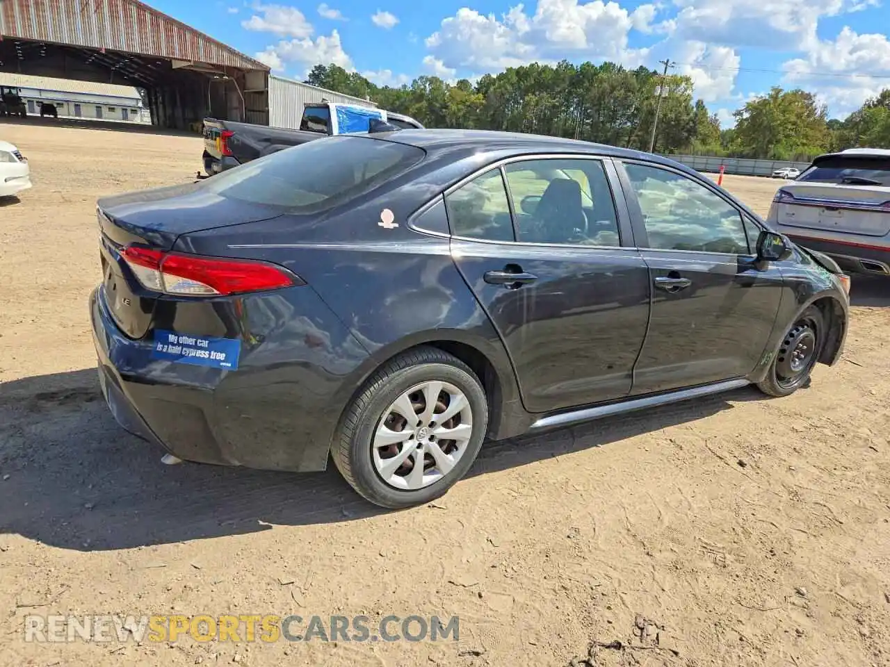 3 Photograph of a damaged car JTDEPMAE4MJ172471 TOYOTA COROLLA 2021