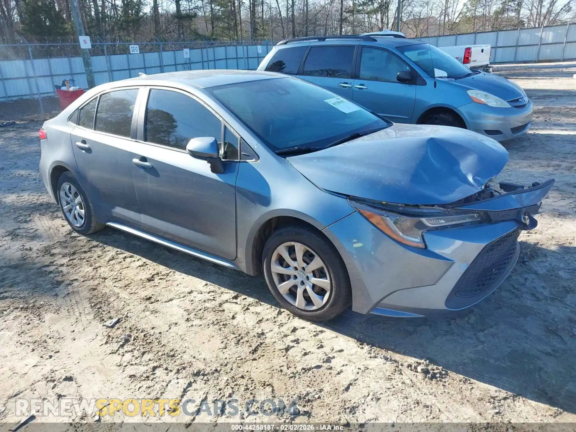 1 Photograph of a damaged car JTDEPMAE4MJ172597 TOYOTA COROLLA 2021